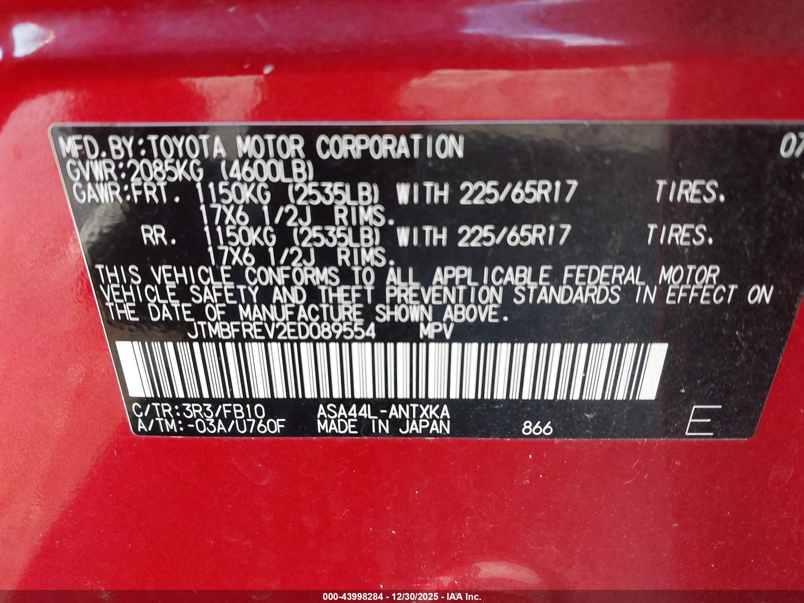 TOYOTA RAV4 image 9