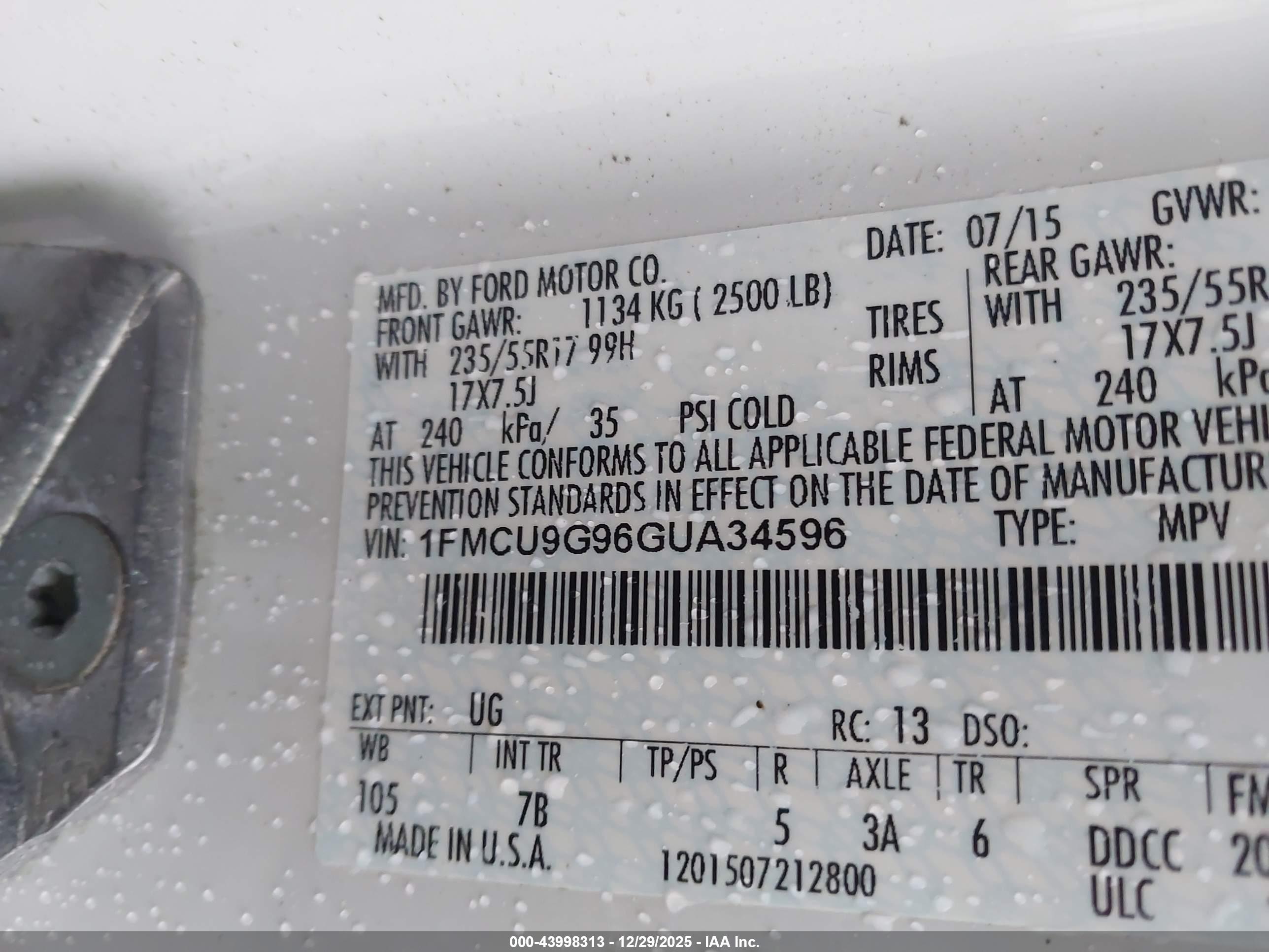 FORD ESCAPE image 9