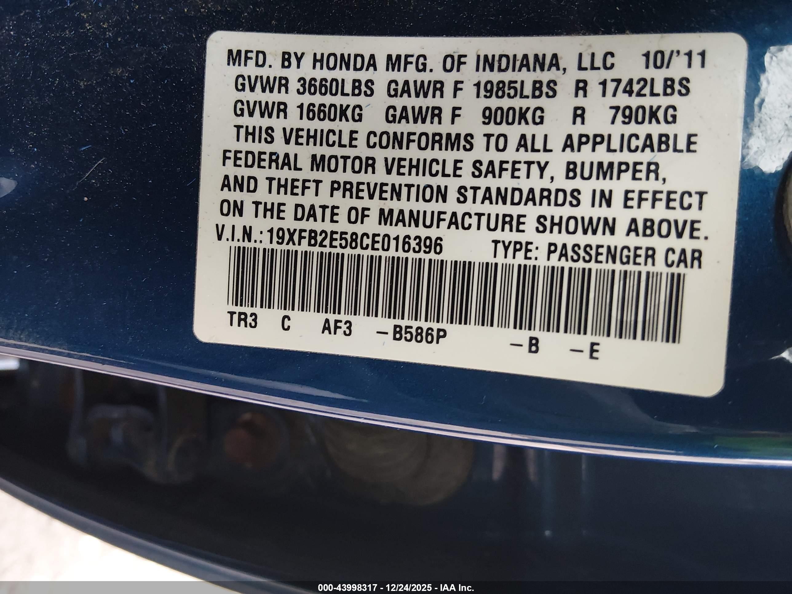 HONDA CIVIC image 9