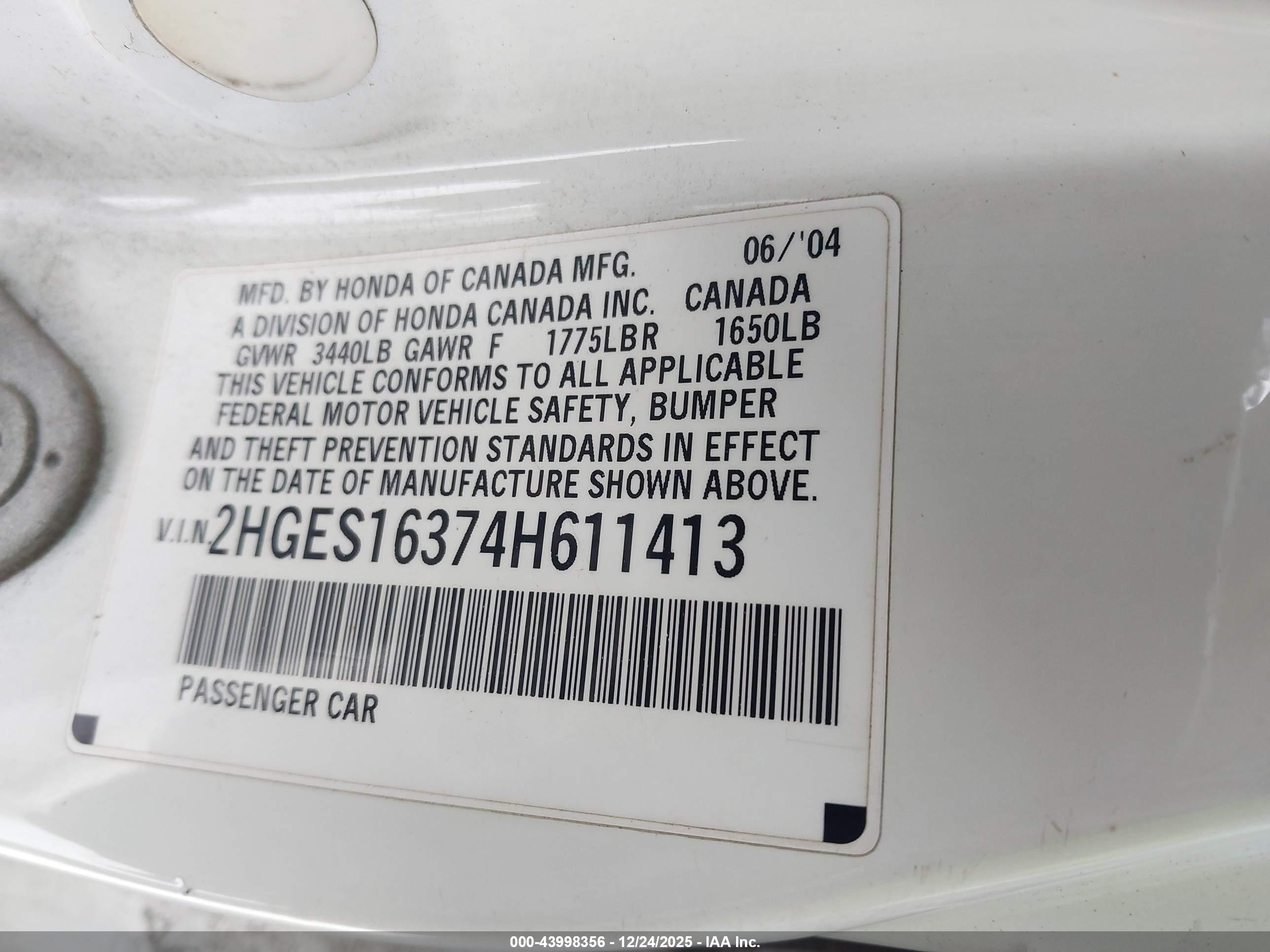 HONDA CIVIC image 9