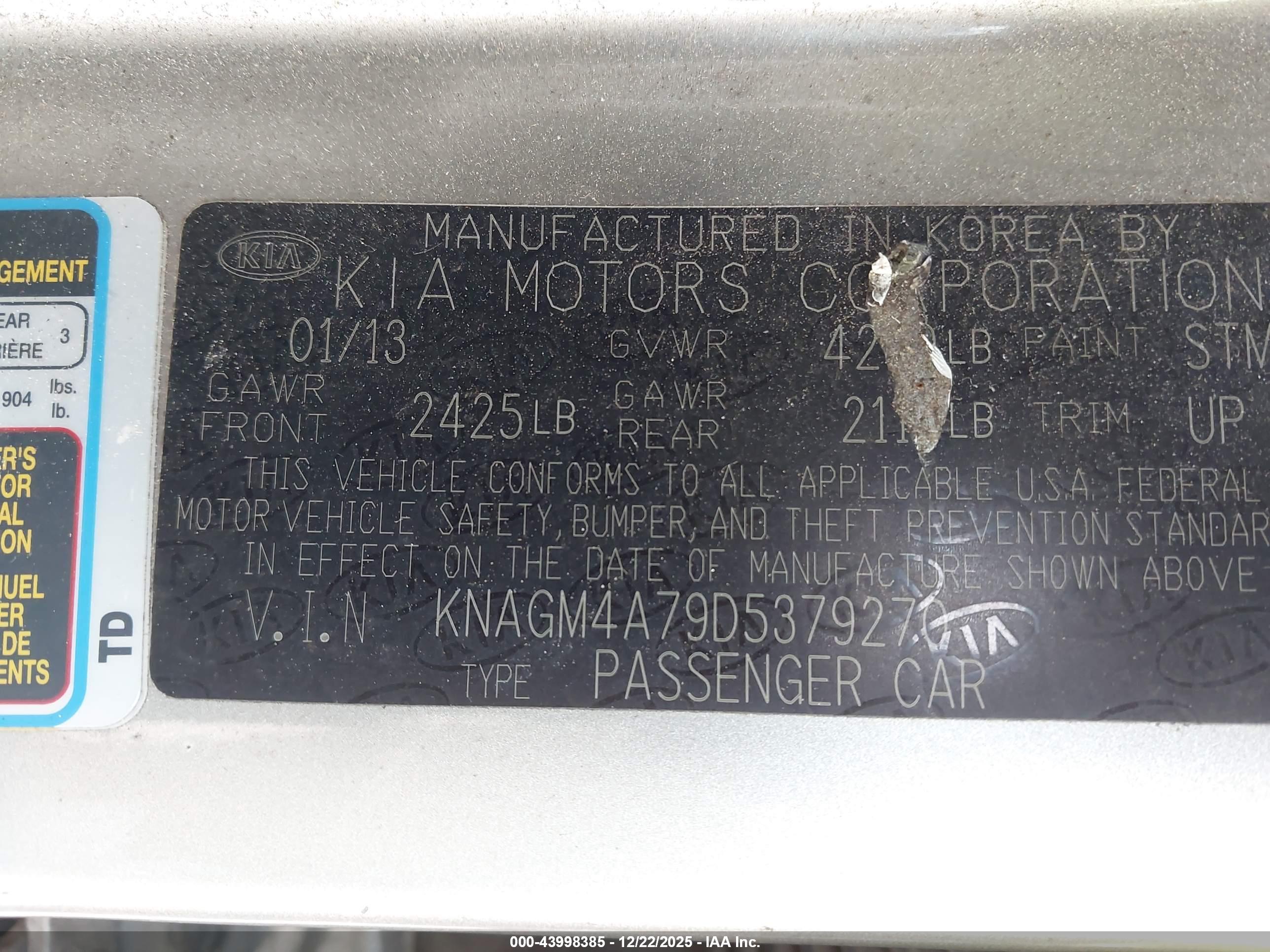 KIA OPTIMA image 9