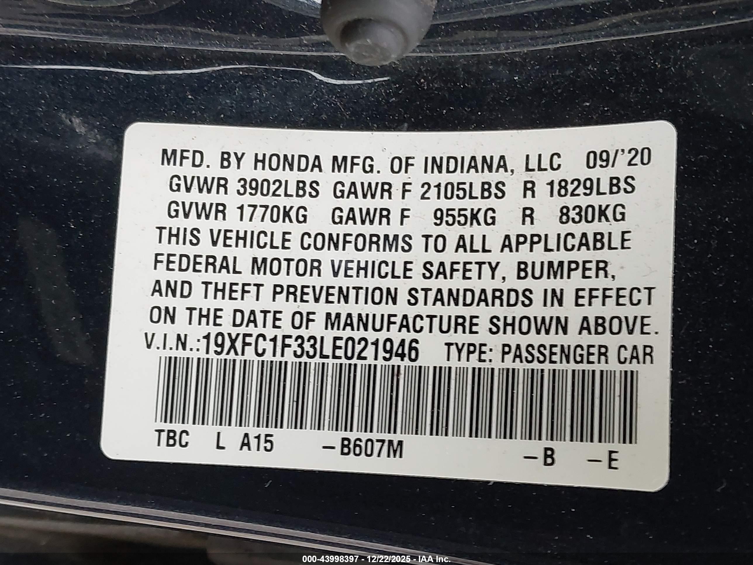HONDA CIVIC image 9
