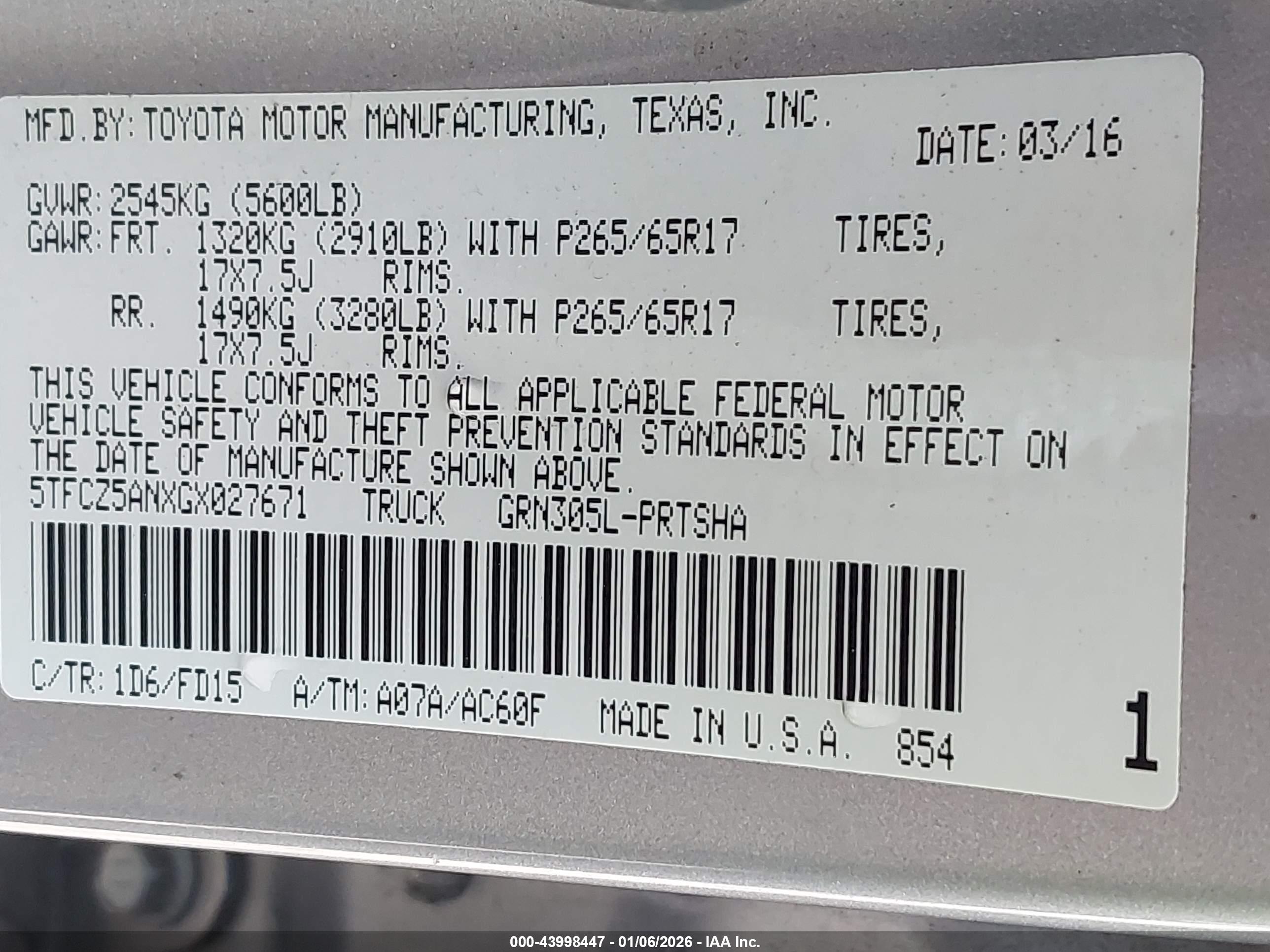 TOYOTA TACOMA image 9