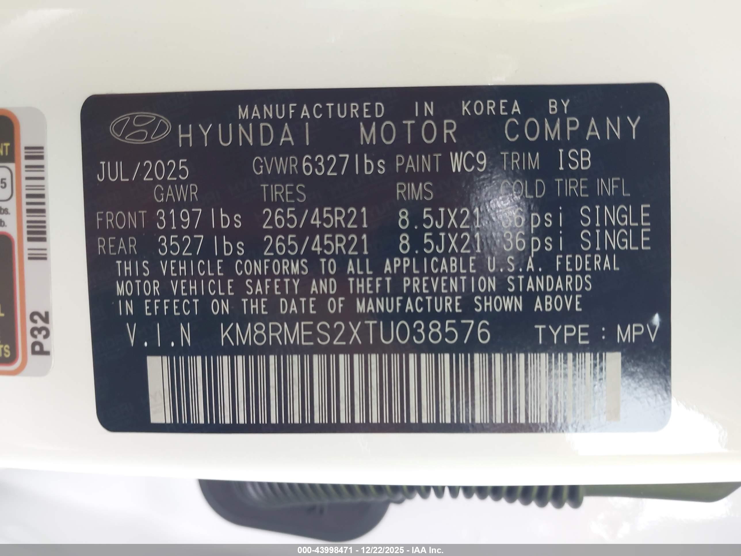 HYUNDAI PALISADE image 9
