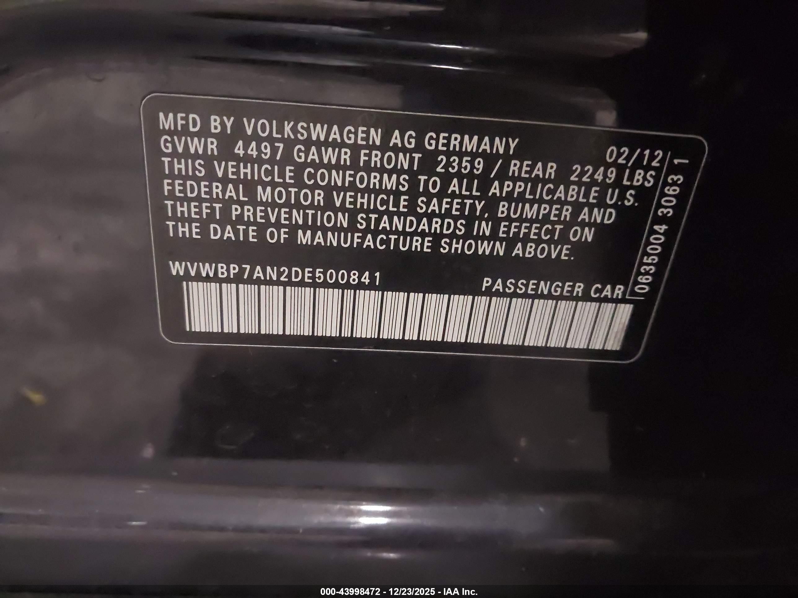 VOLKSWAGEN CC image 9