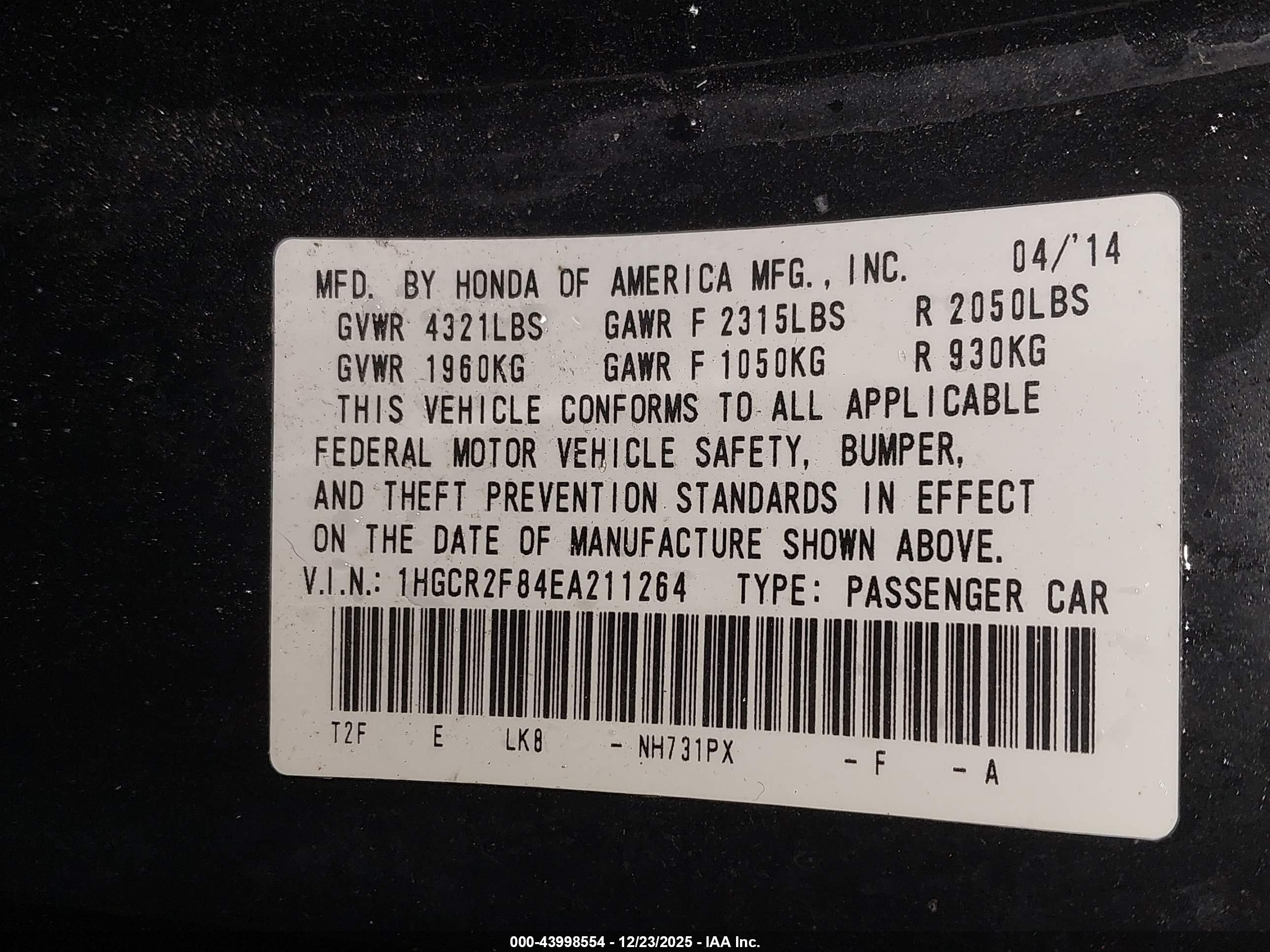 HONDA ACCORD image 9