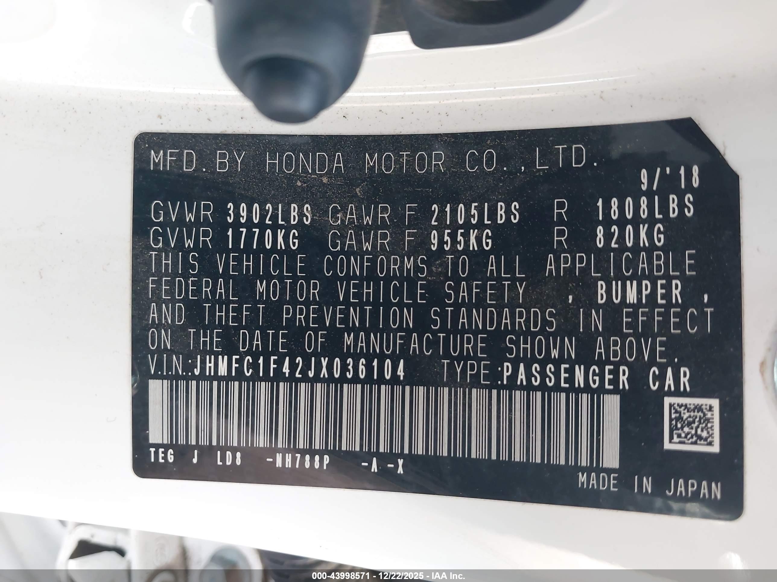 HONDA CIVIC image 9