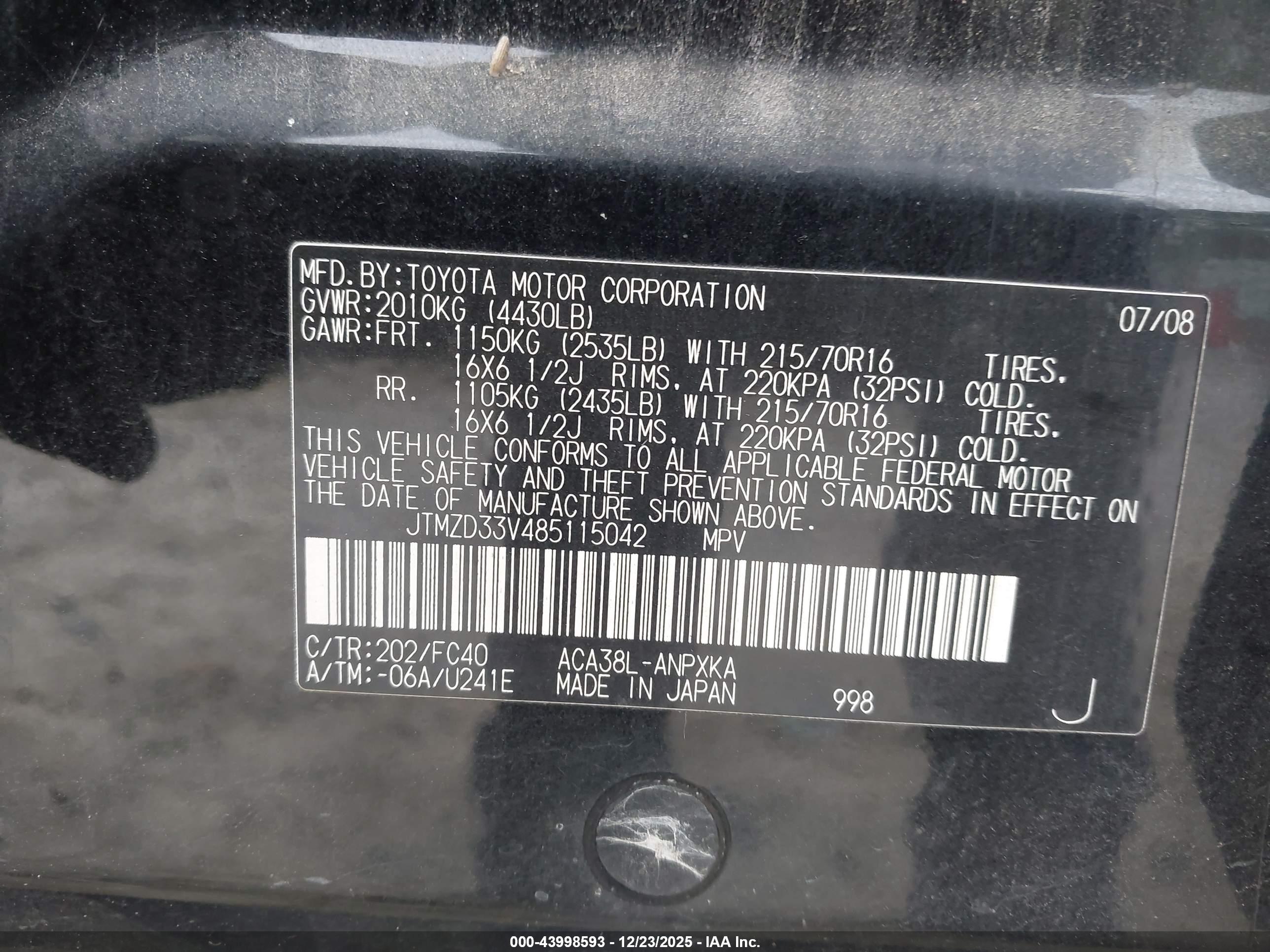 TOYOTA RAV4 image 9