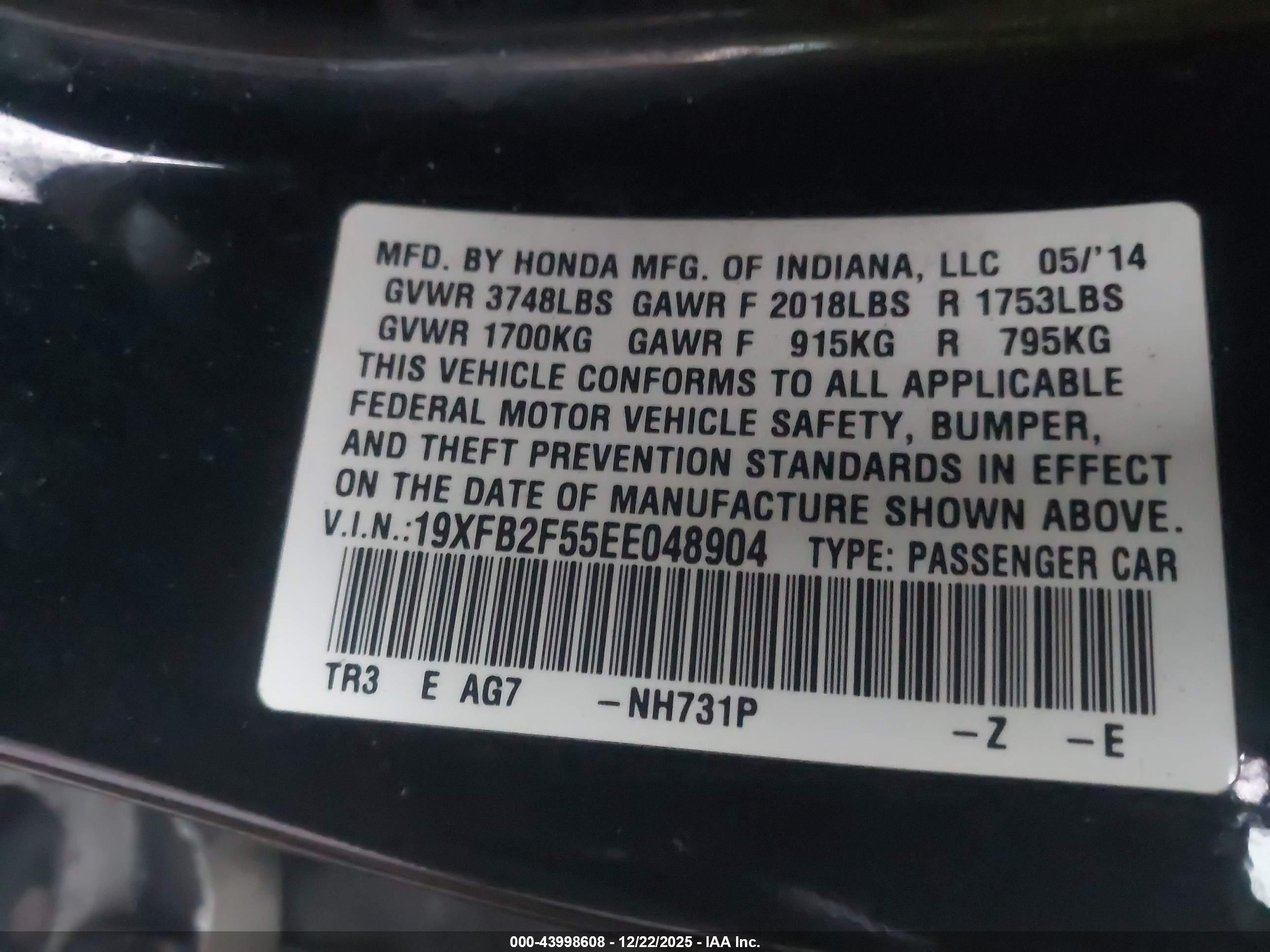 HONDA CIVIC image 9