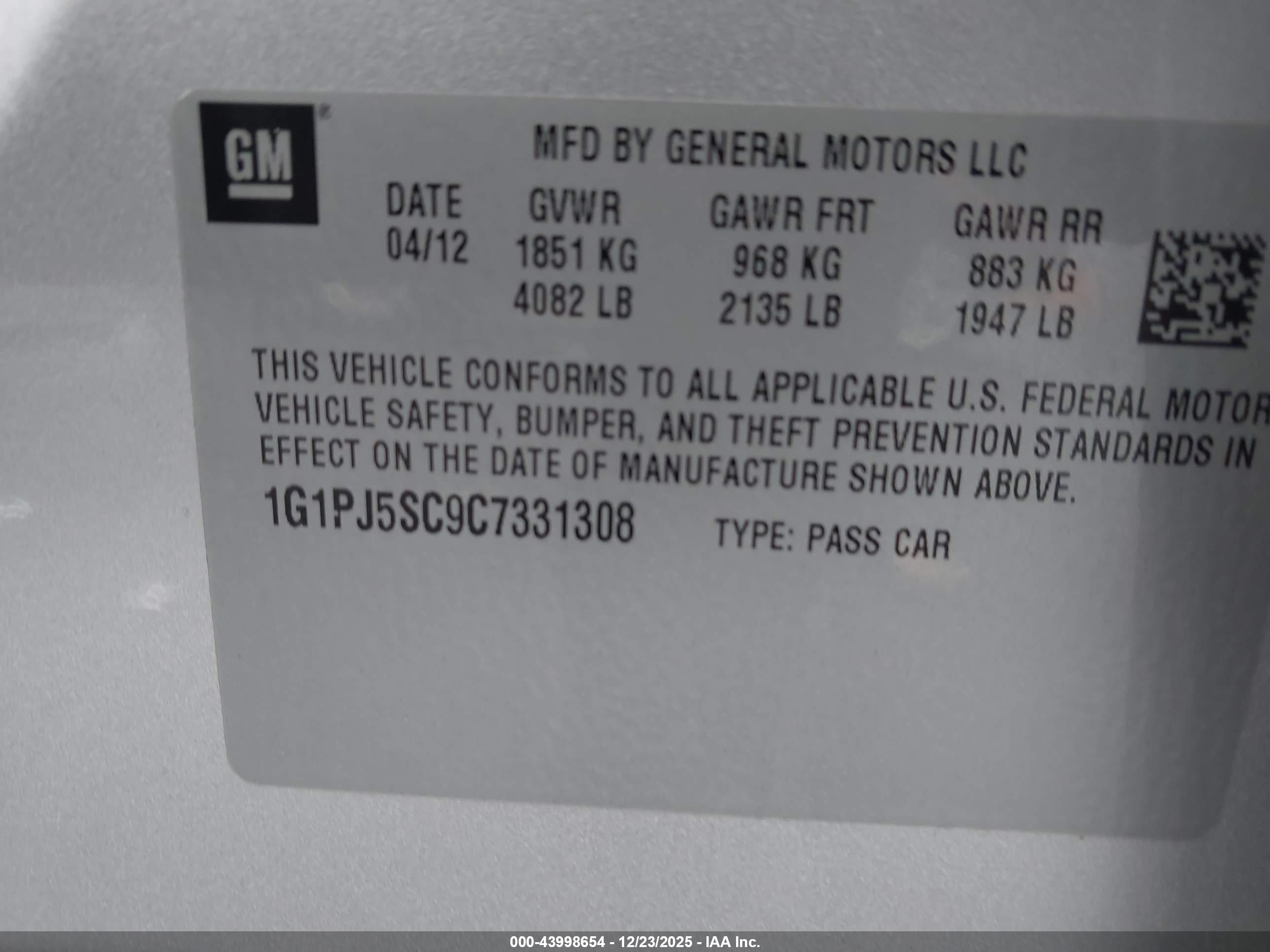 CHEVROLET CRUZE image 9