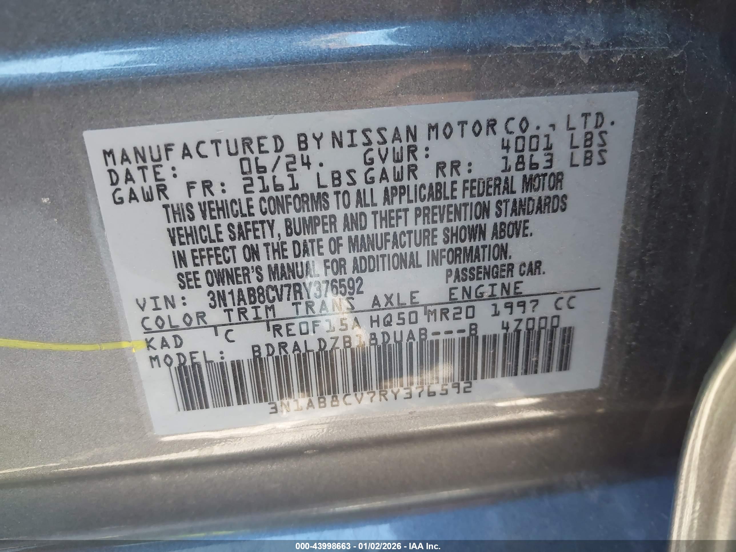 NISSAN SENTRA image 9