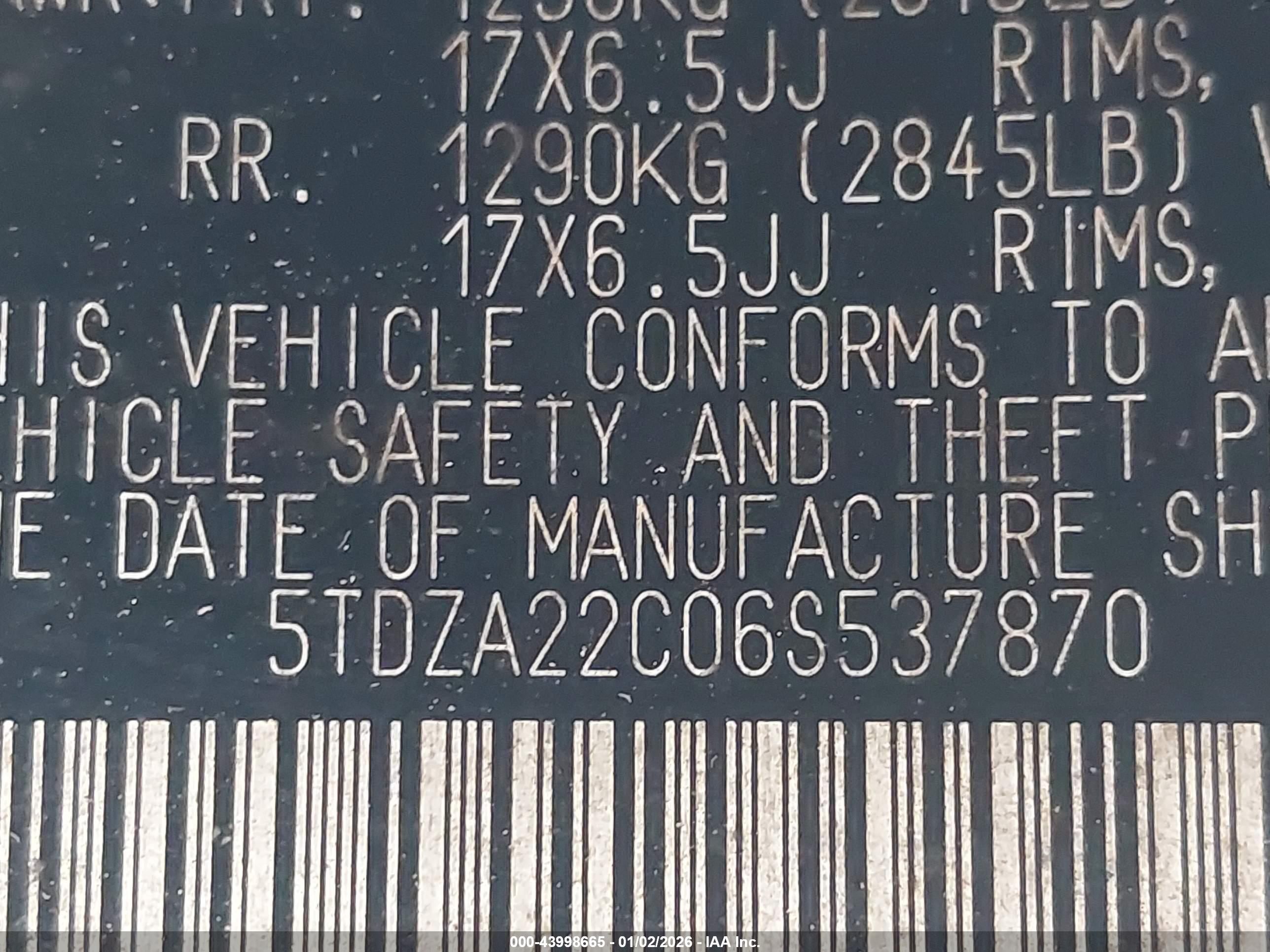TOYOTA SIENNA image 9
