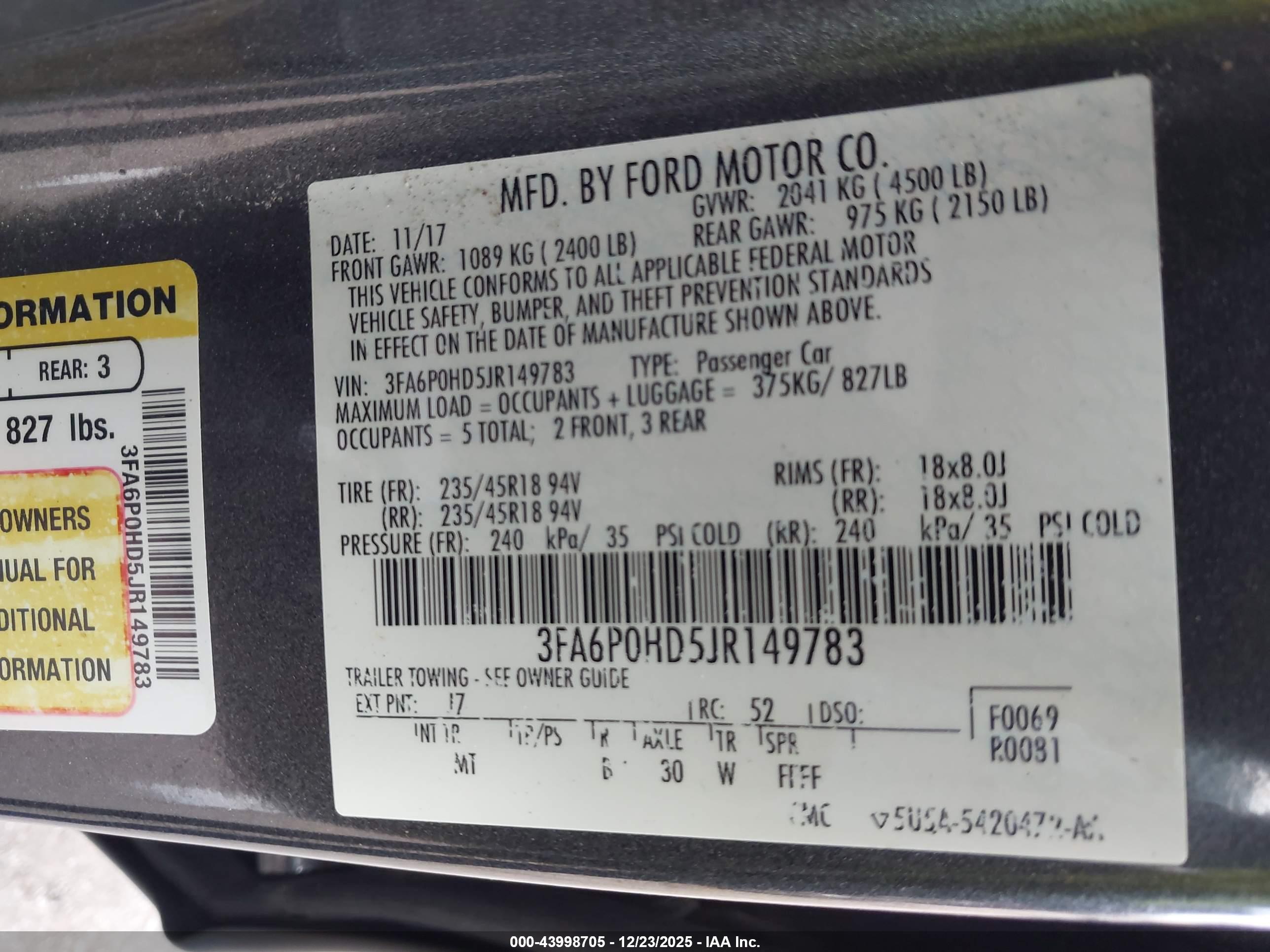 FORD FUSION image 9