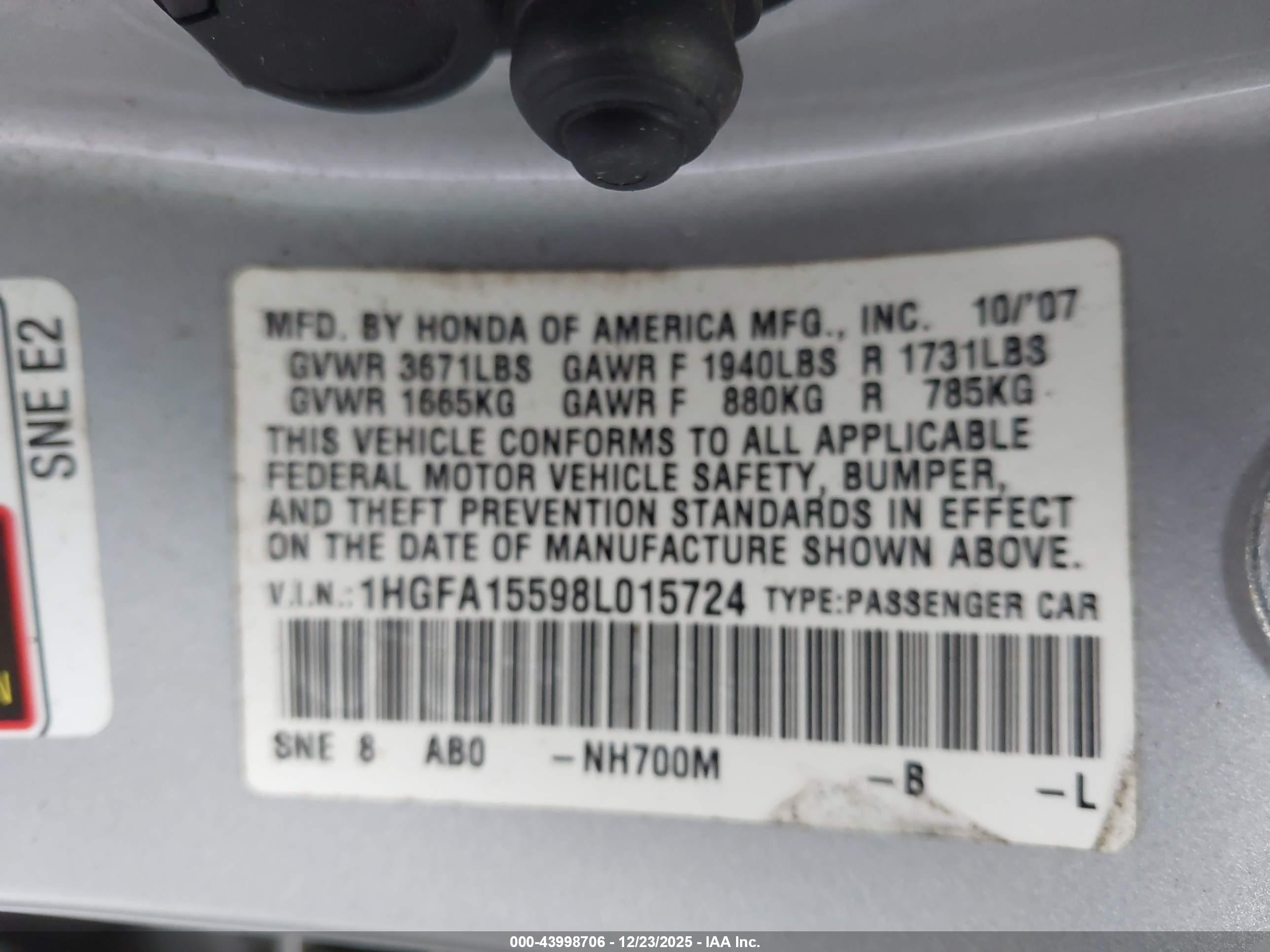 HONDA CIVIC image 9