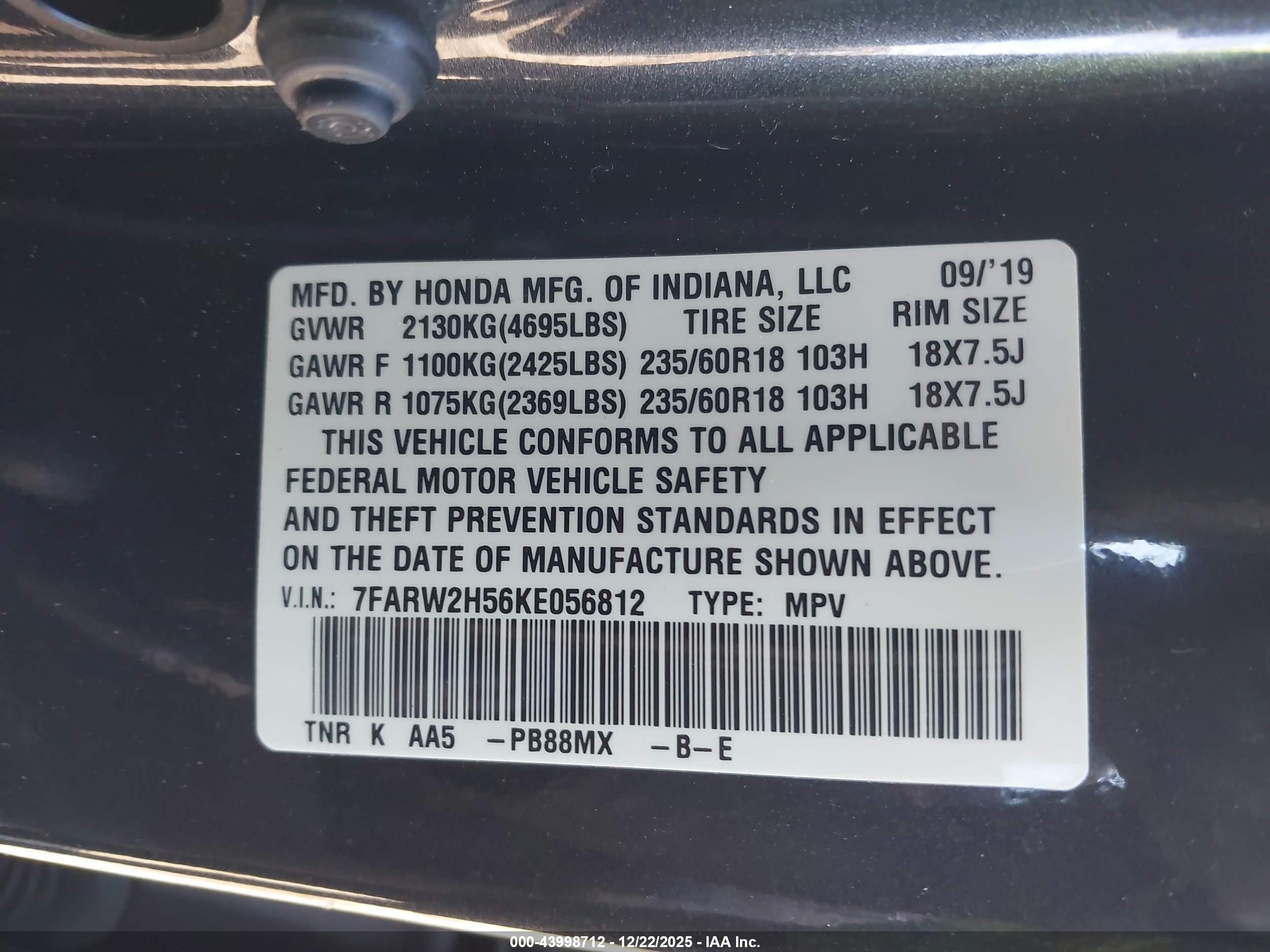 HONDA CR-V image 9