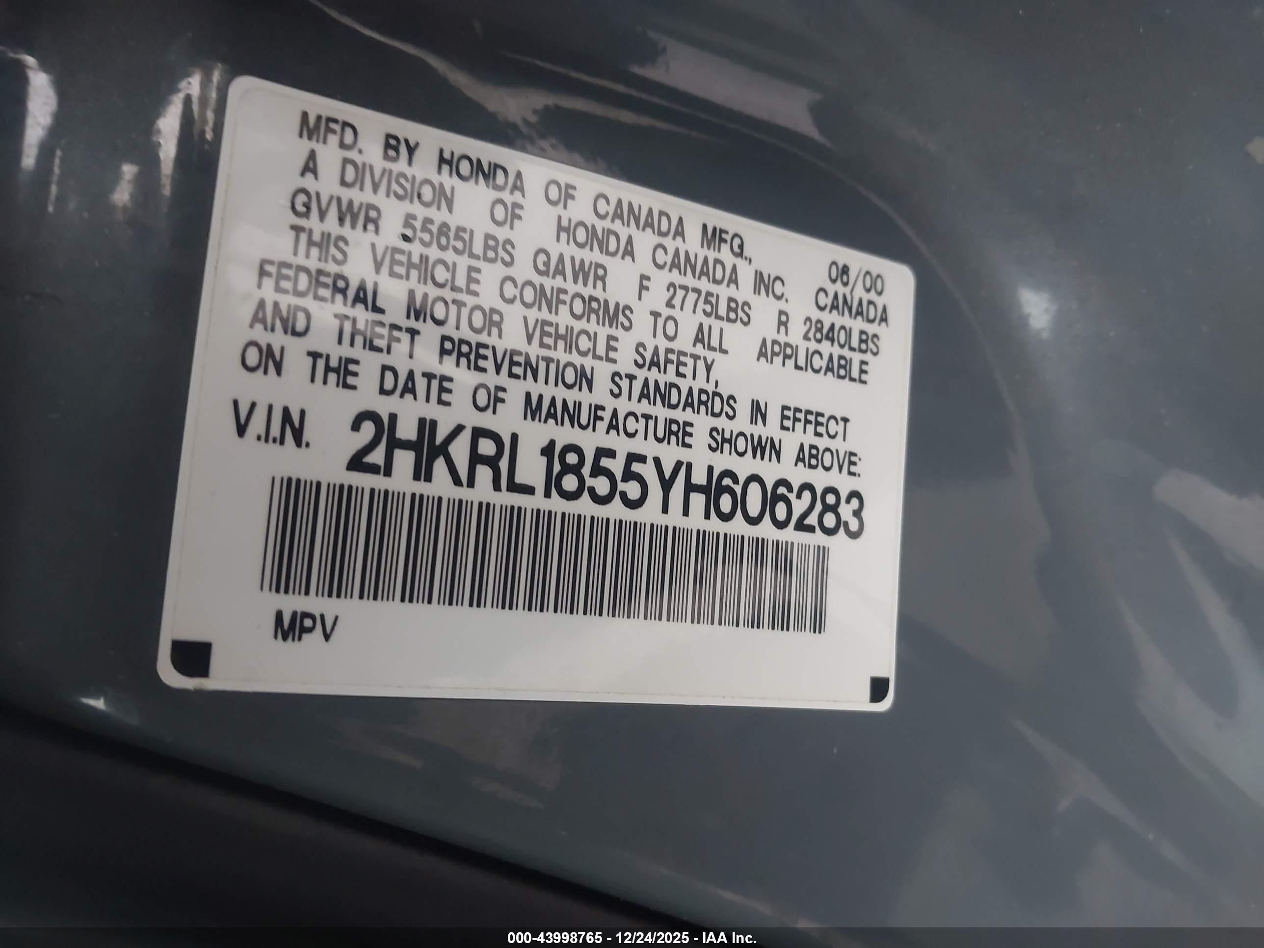 HONDA ODYSSEY image 9