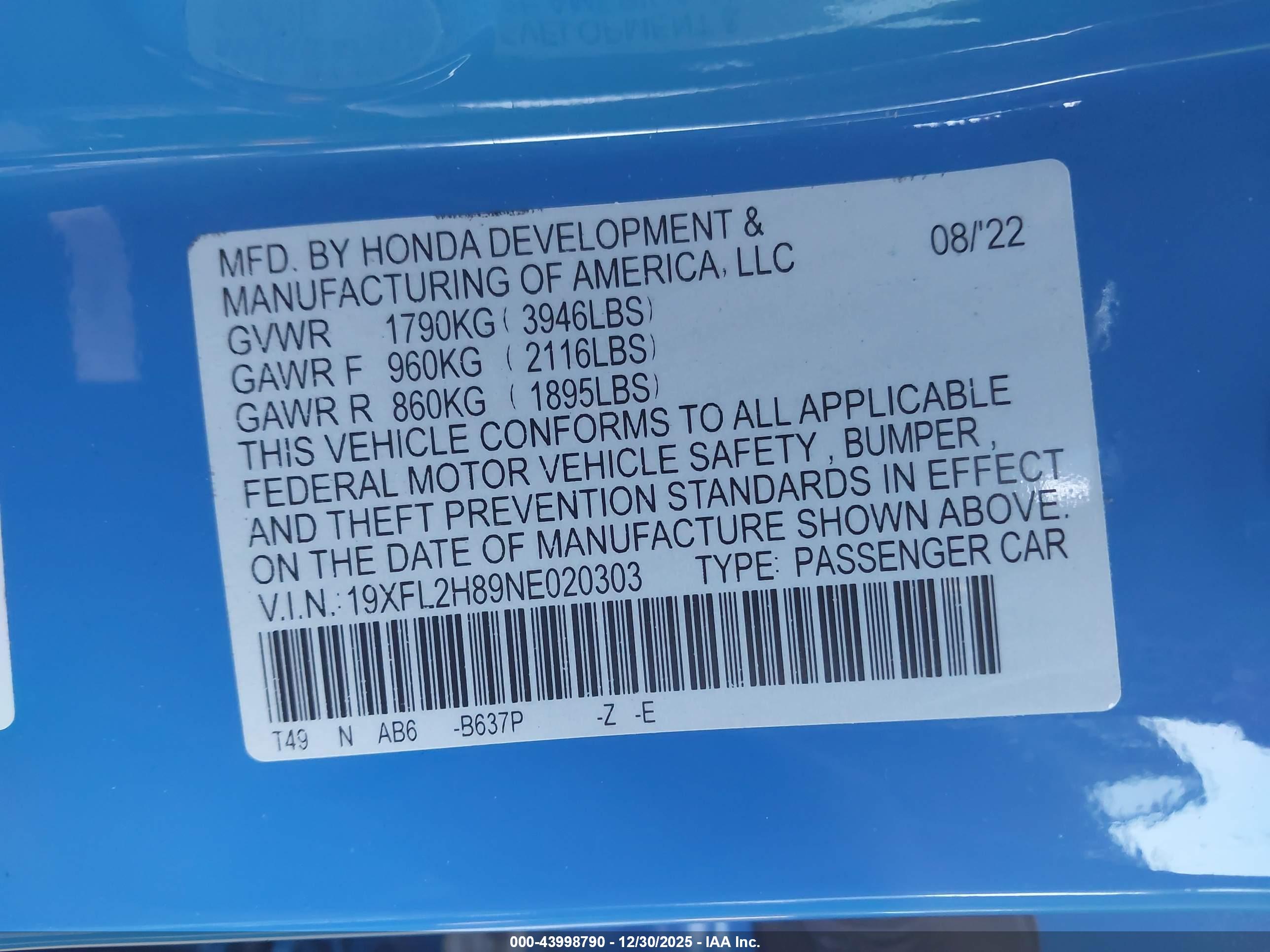 HONDA CIVIC image 9