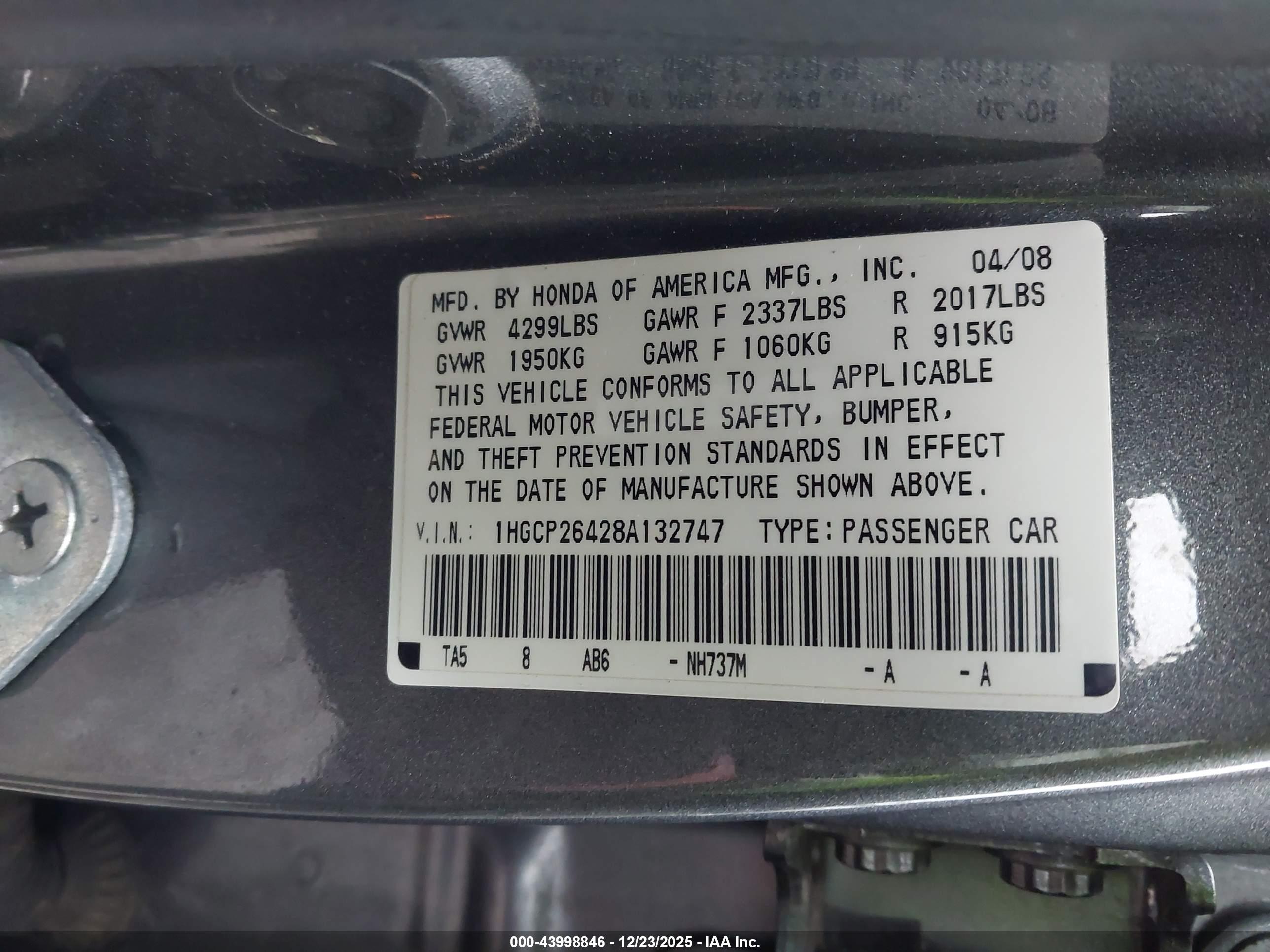 HONDA ACCORD image 9