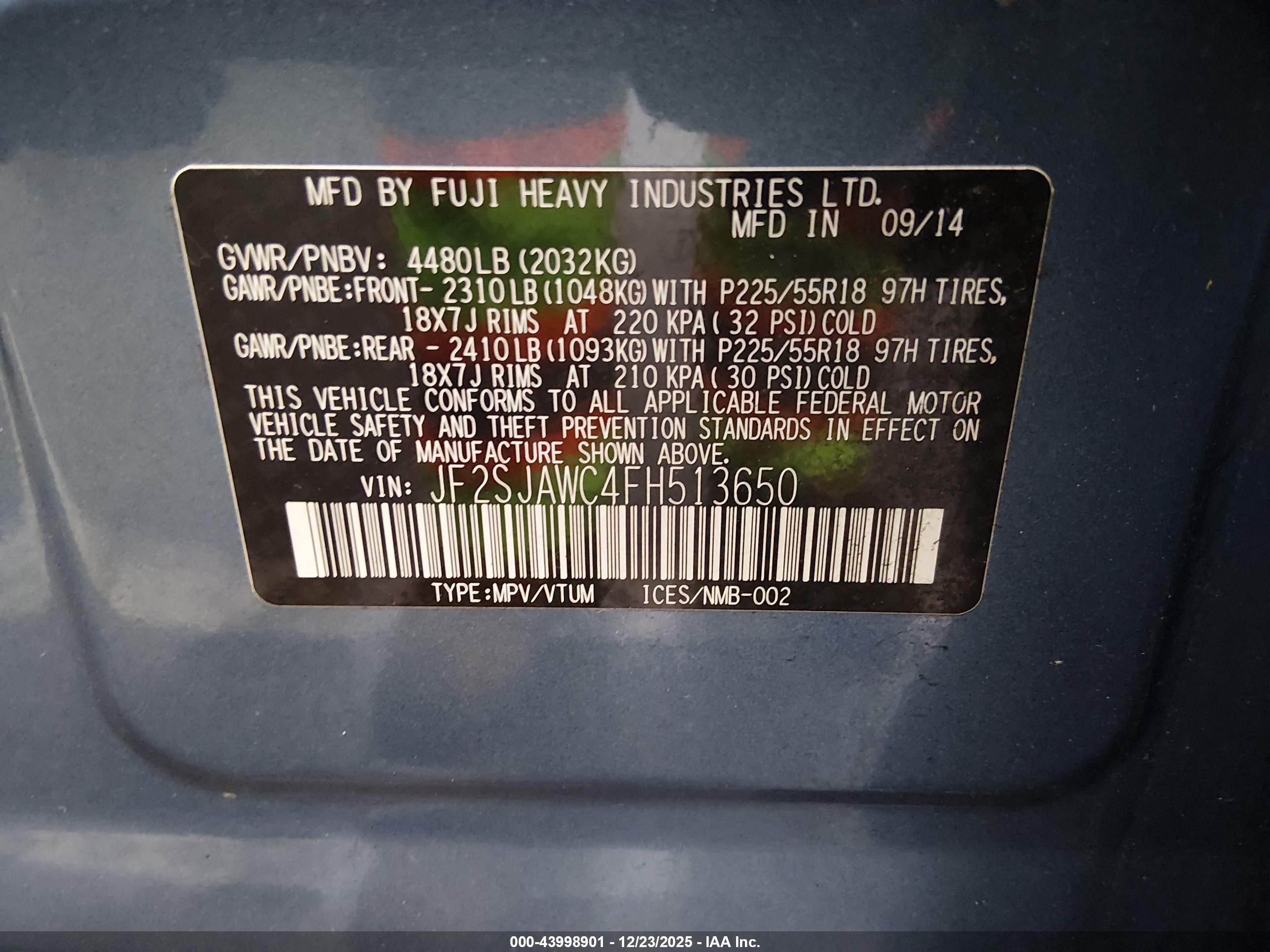 SUBARU FORESTER image 9