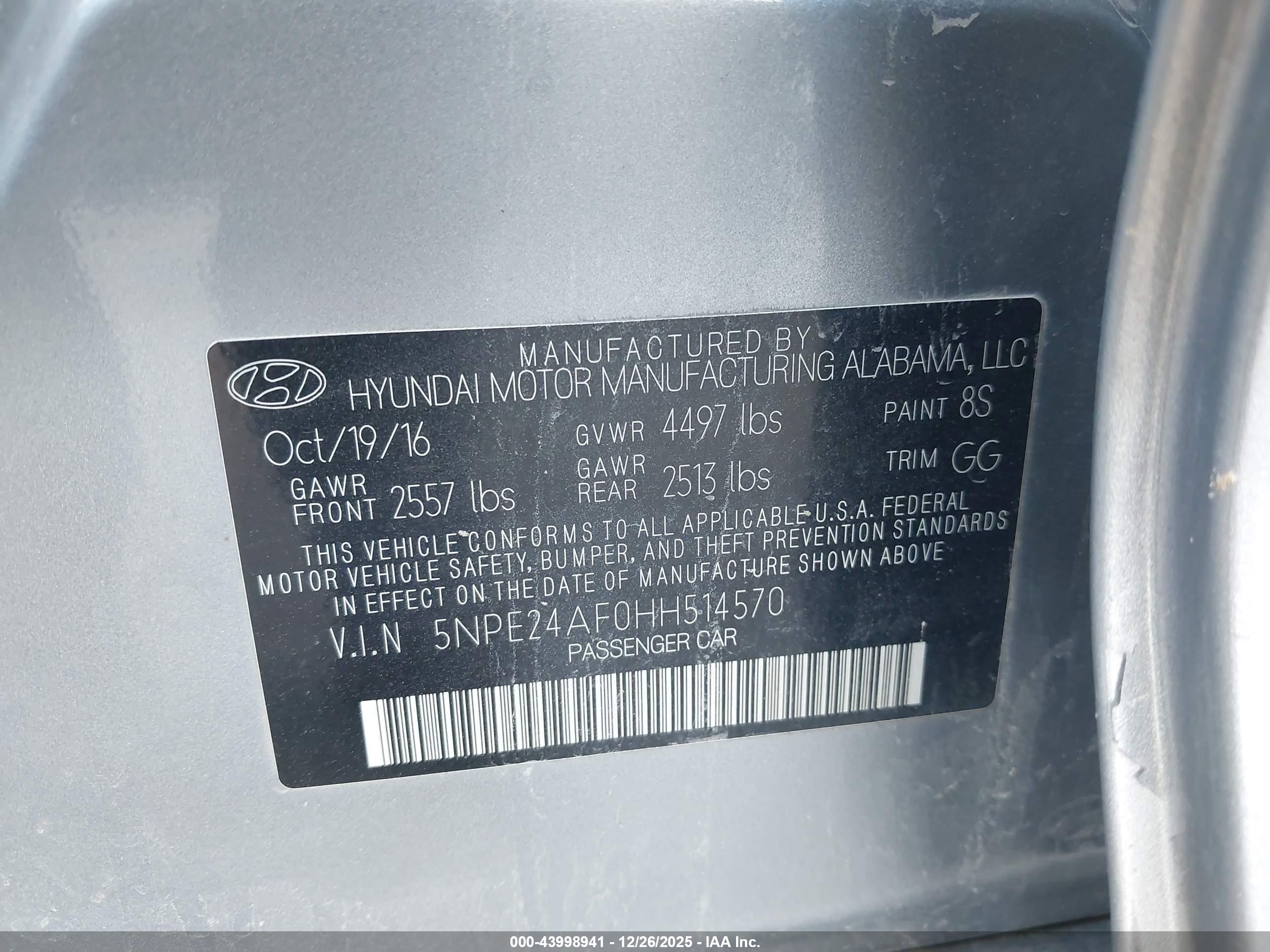 HYUNDAI SONATA image 9