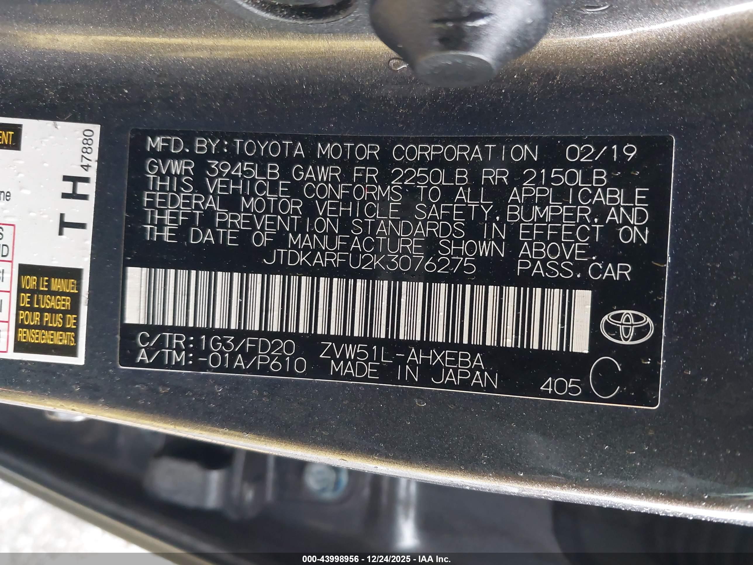 TOYOTA PRIUS image 9