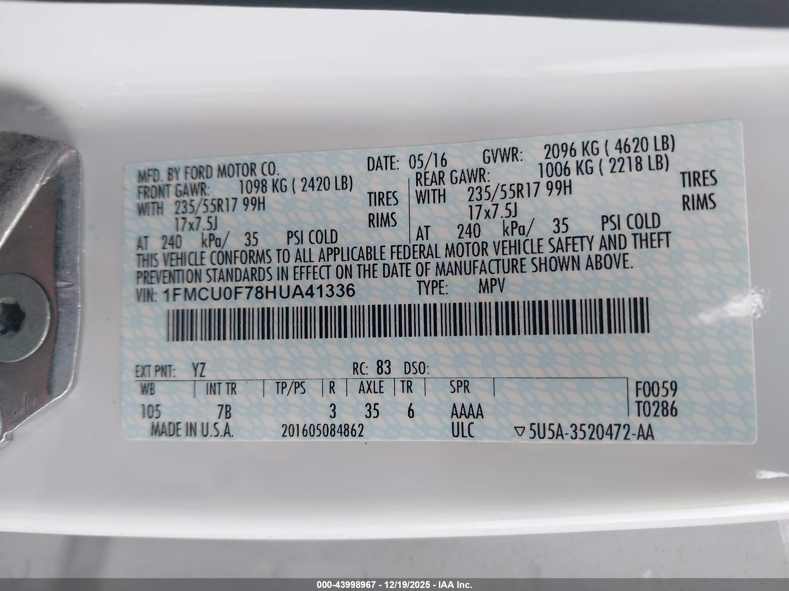 FORD ESCAPE image 9