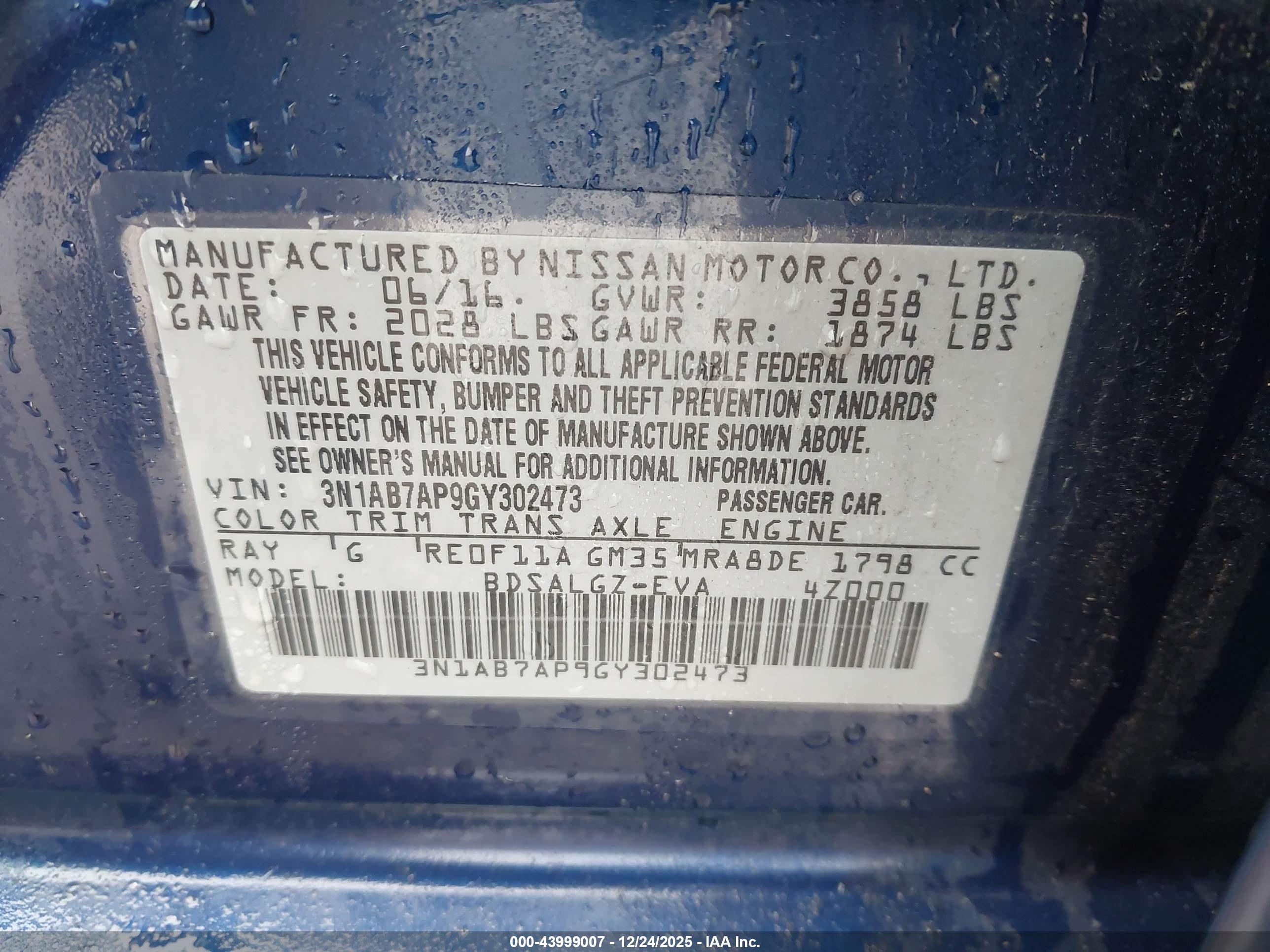 NISSAN SENTRA image 9