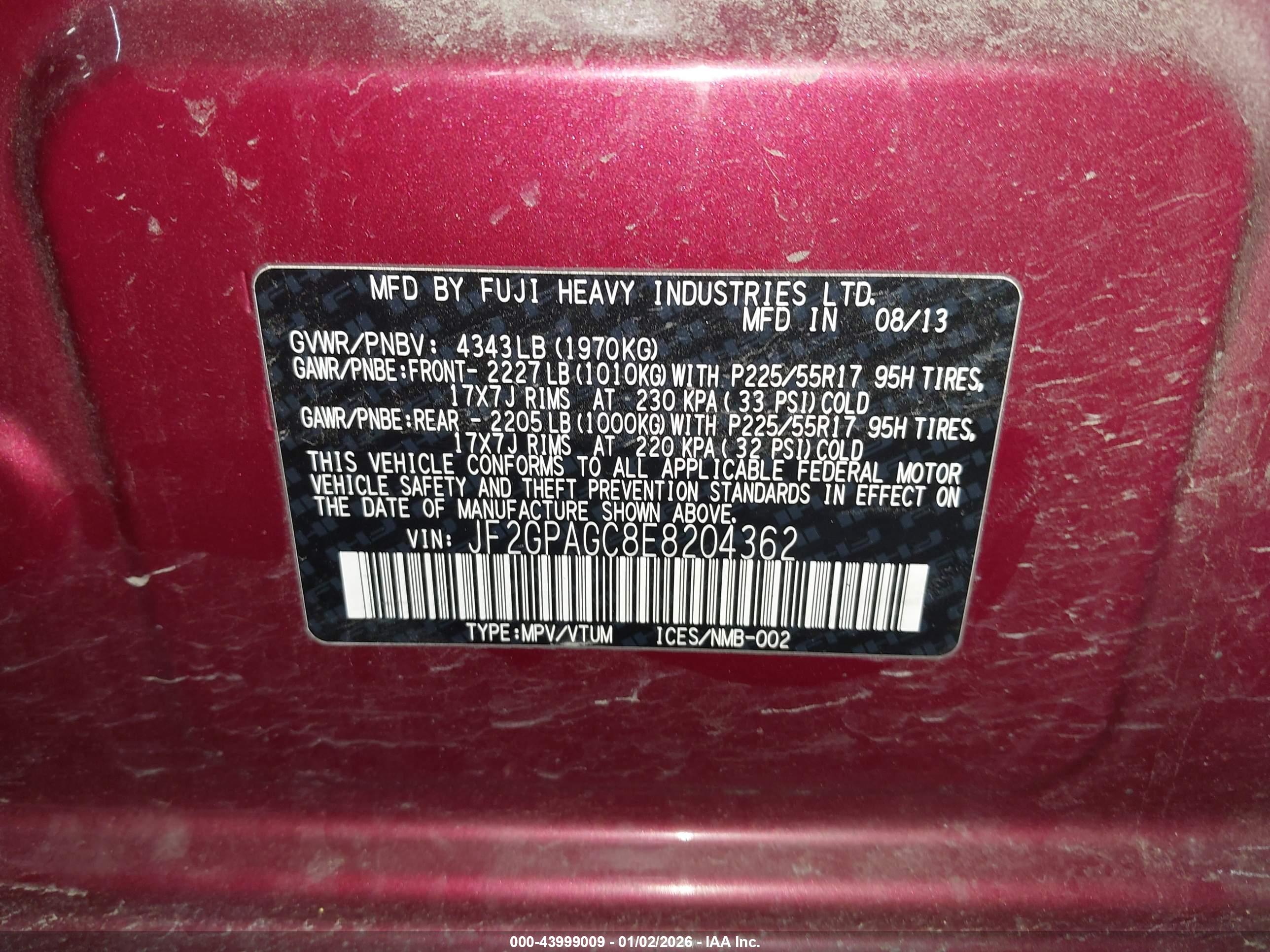 SUBARU XV image 9