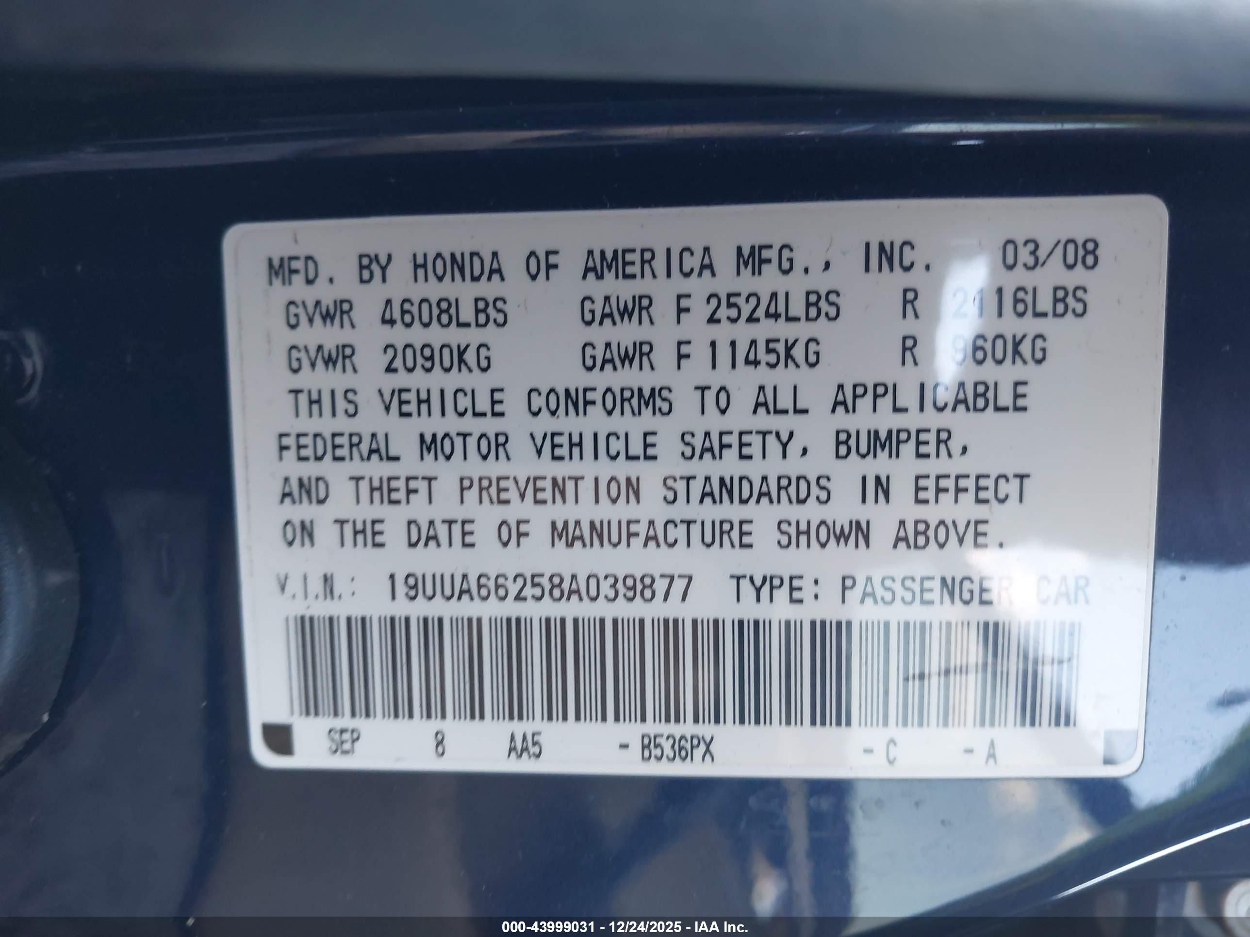 ACURA TL image 9
