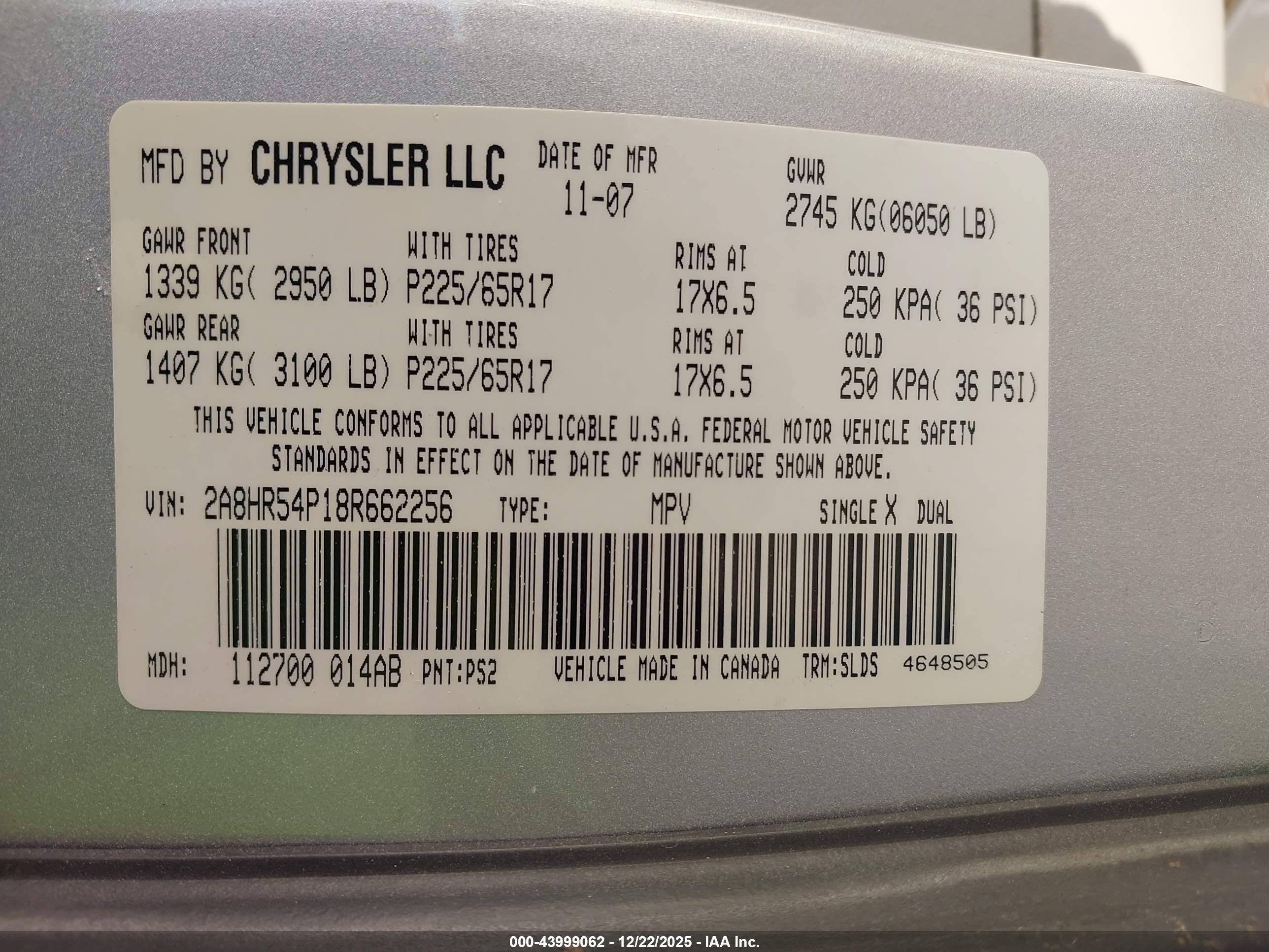 CHRYSLER TOWN image 9