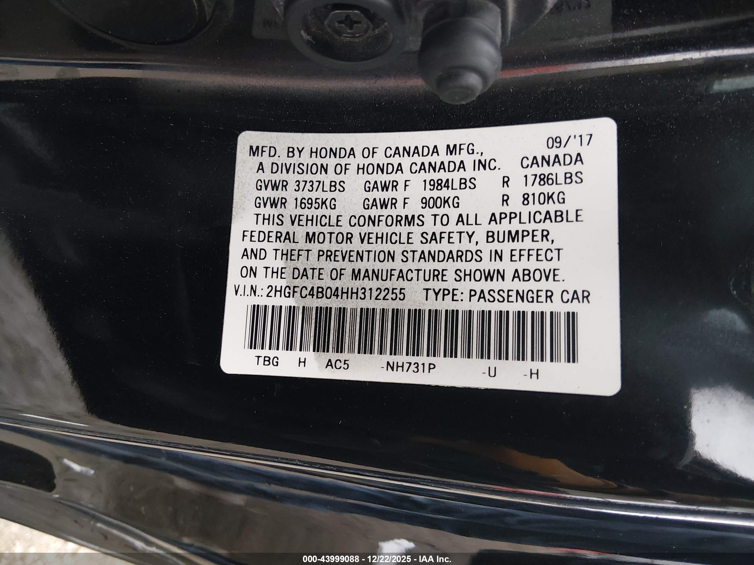 HONDA CIVIC image 9