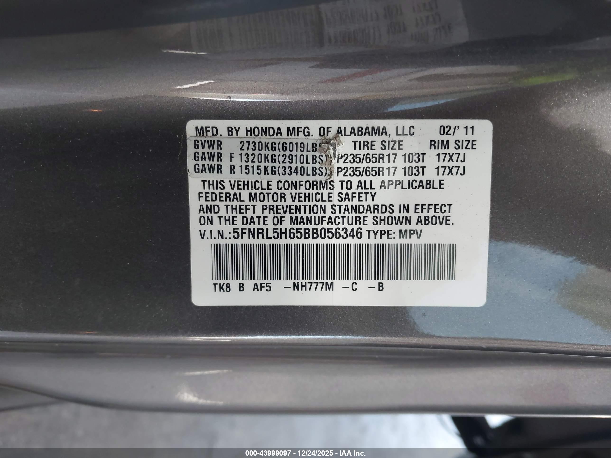 HONDA ODYSSEY image 9