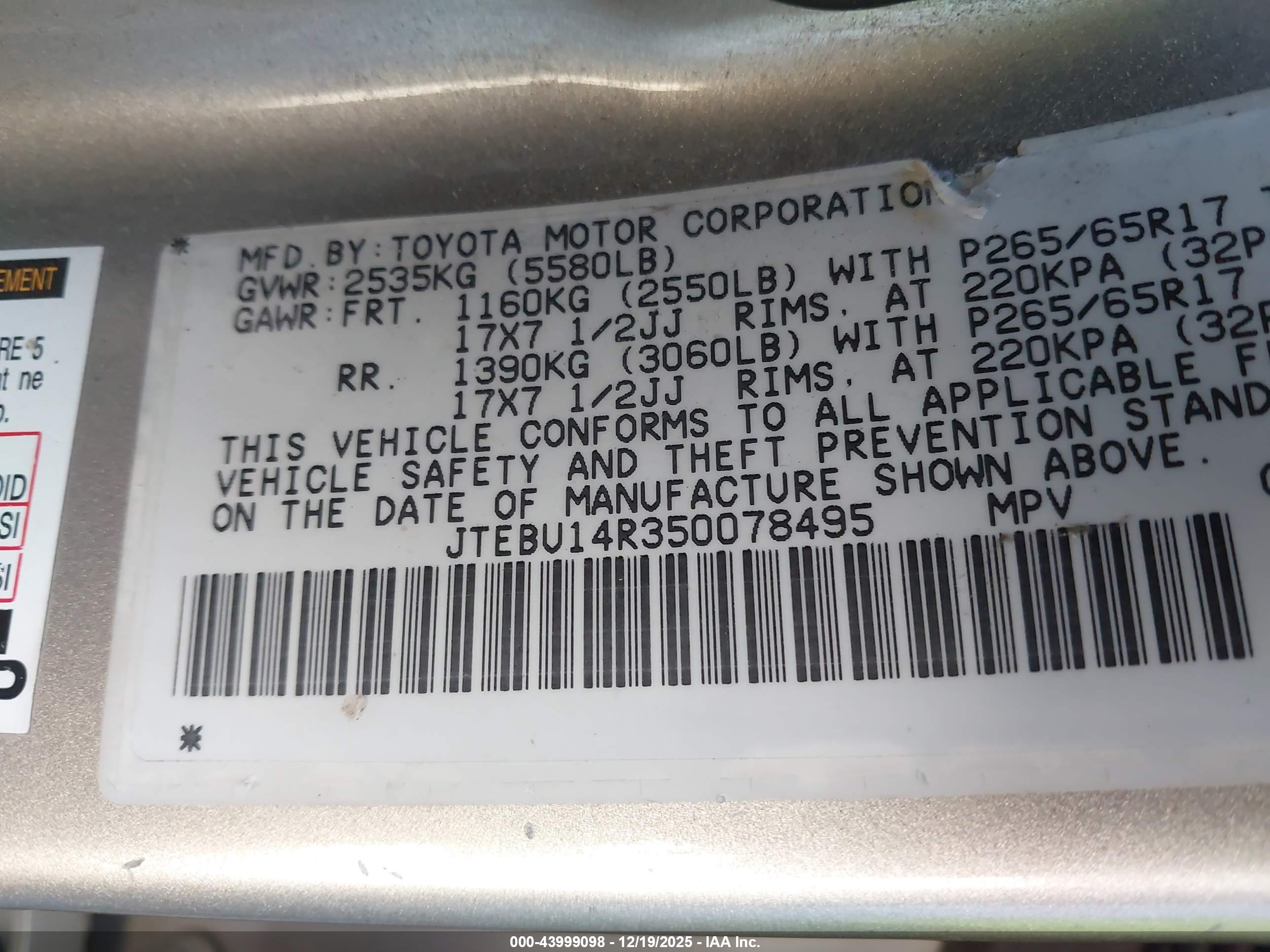 TOYOTA 4RUNNER image 9