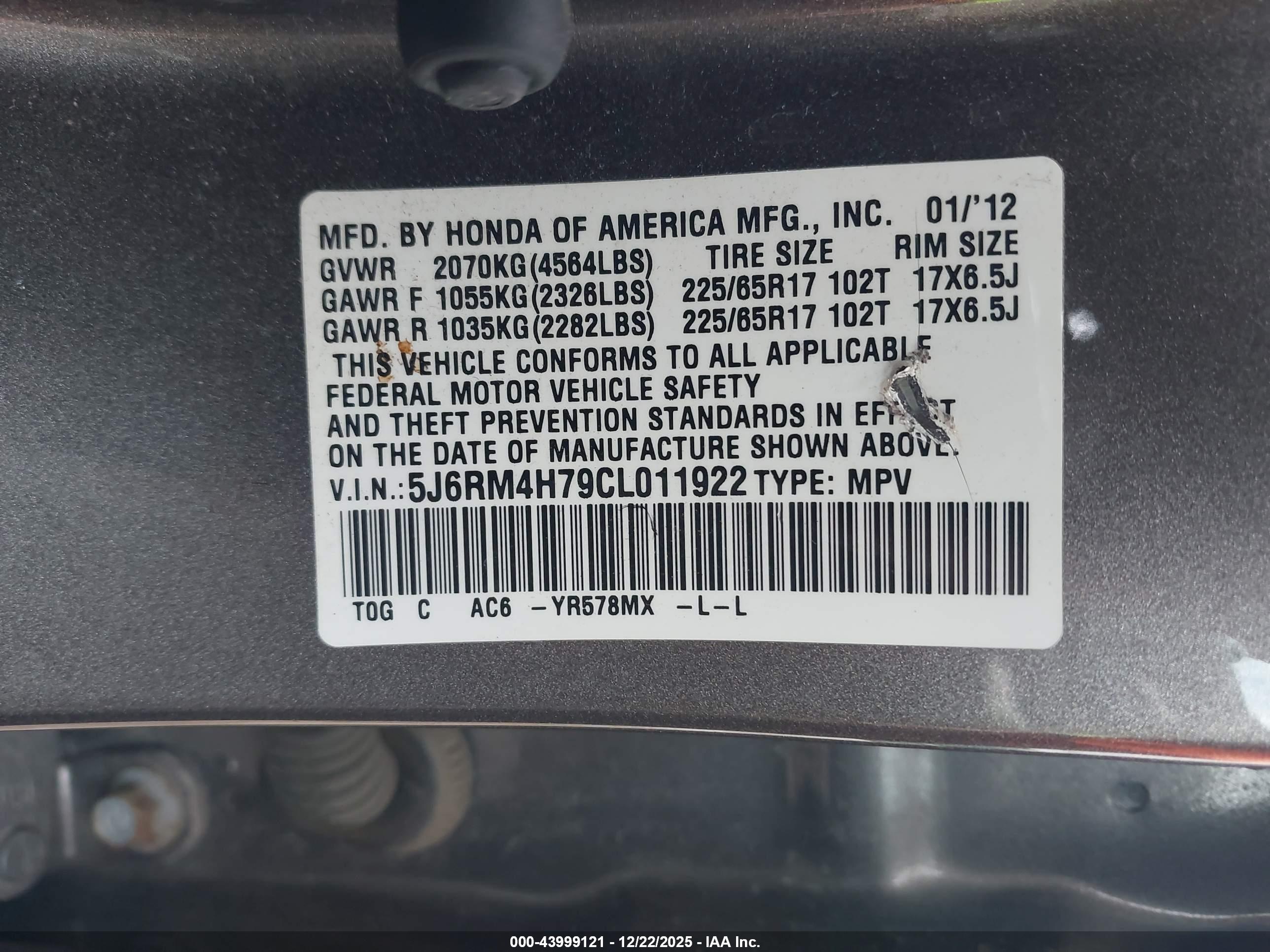 HONDA CR-V image 9