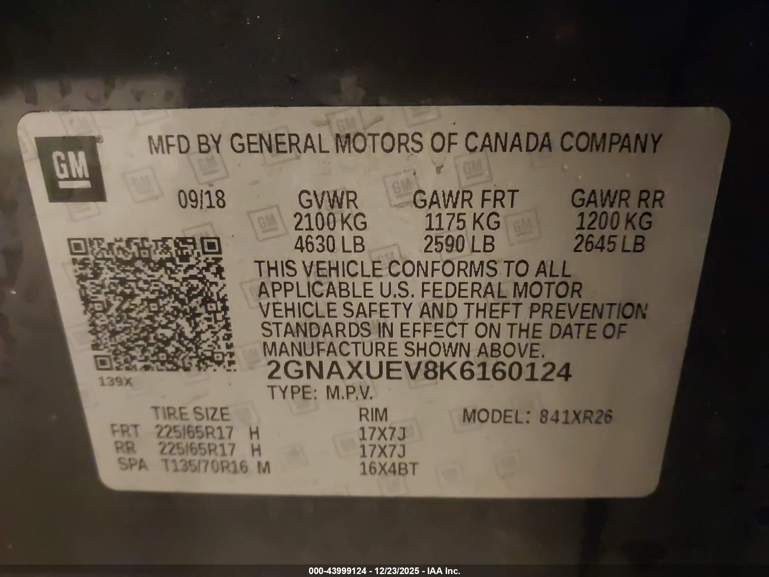 CHEVROLET EQUINOX image 9
