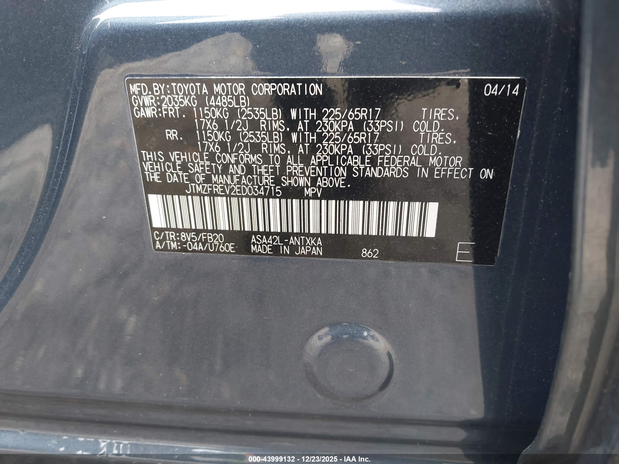 TOYOTA RAV4 image 9