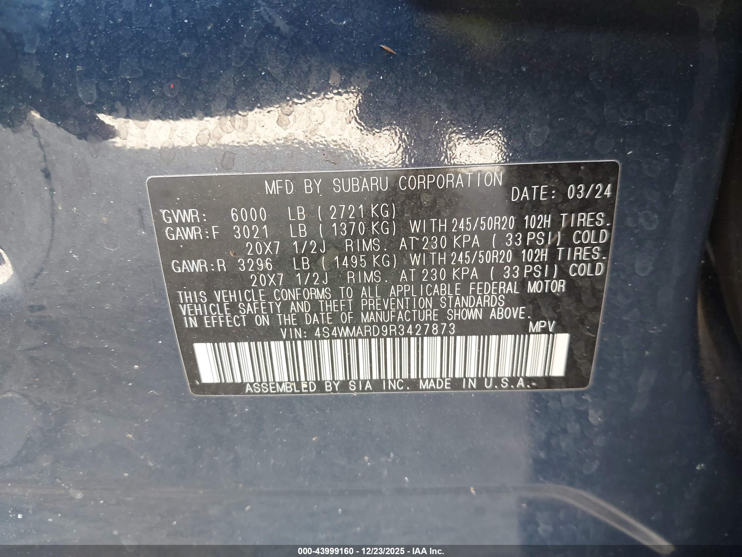 SUBARU ASCENT image 9