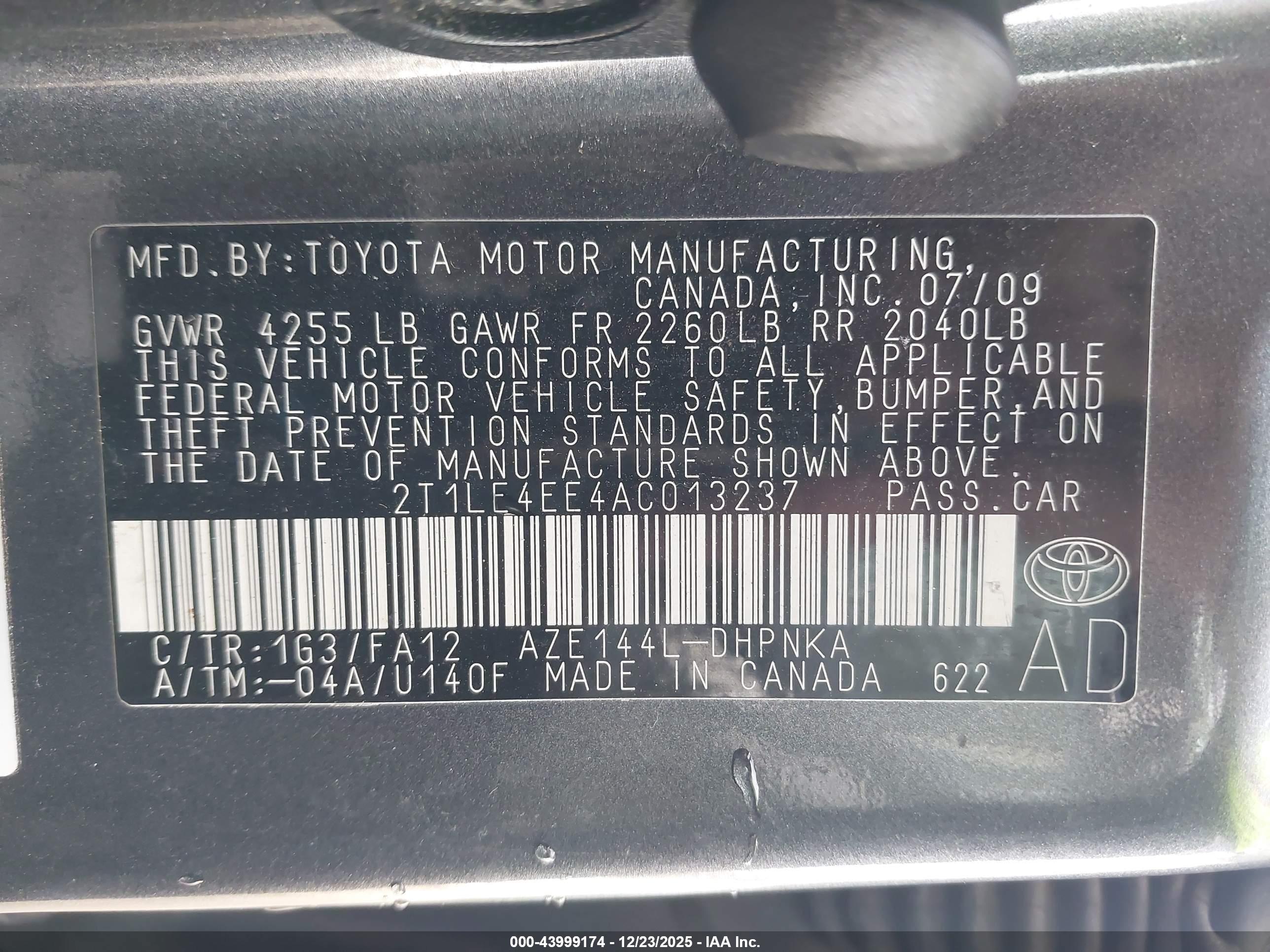 TOYOTA MATRIX image 9