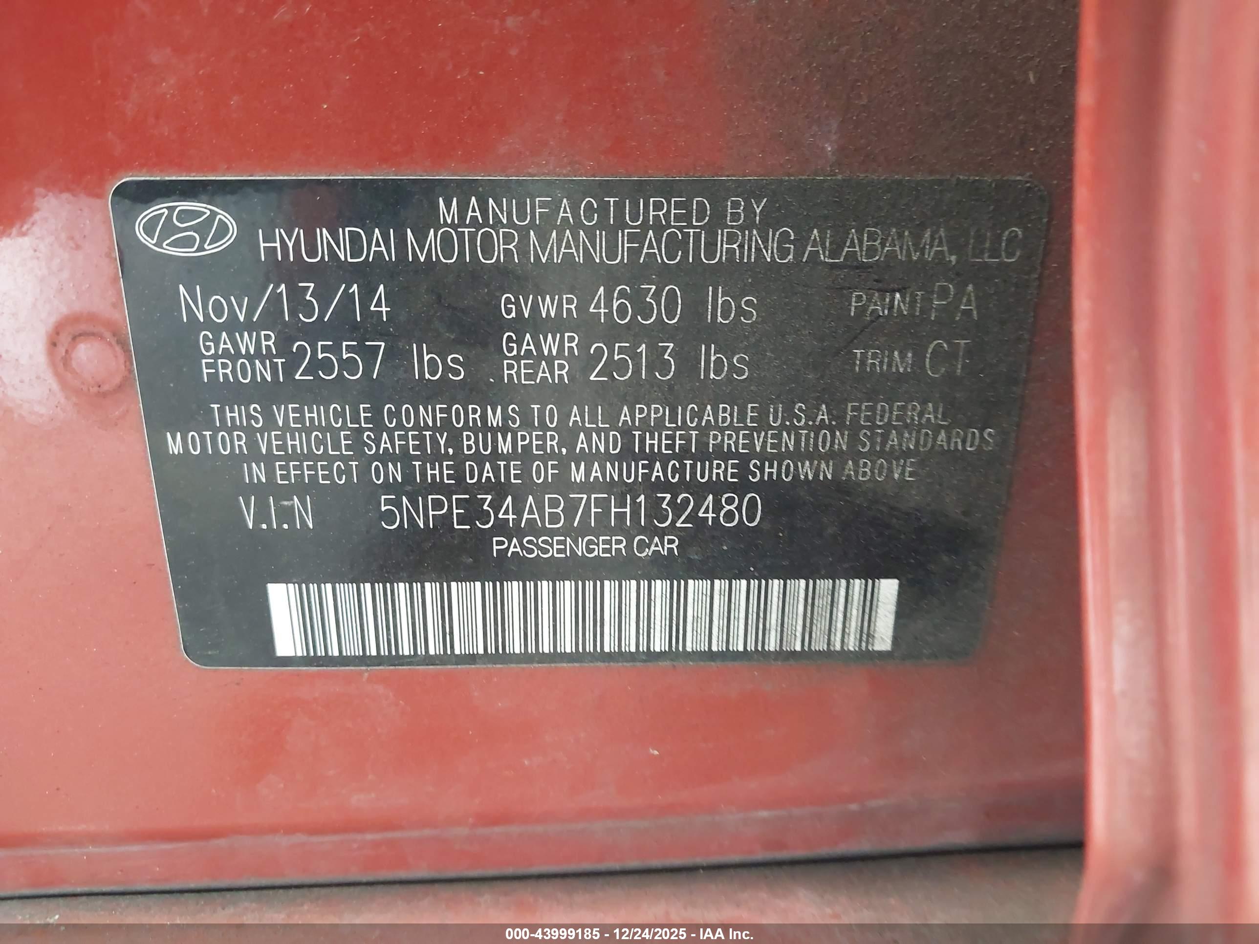 HYUNDAI SONATA image 9