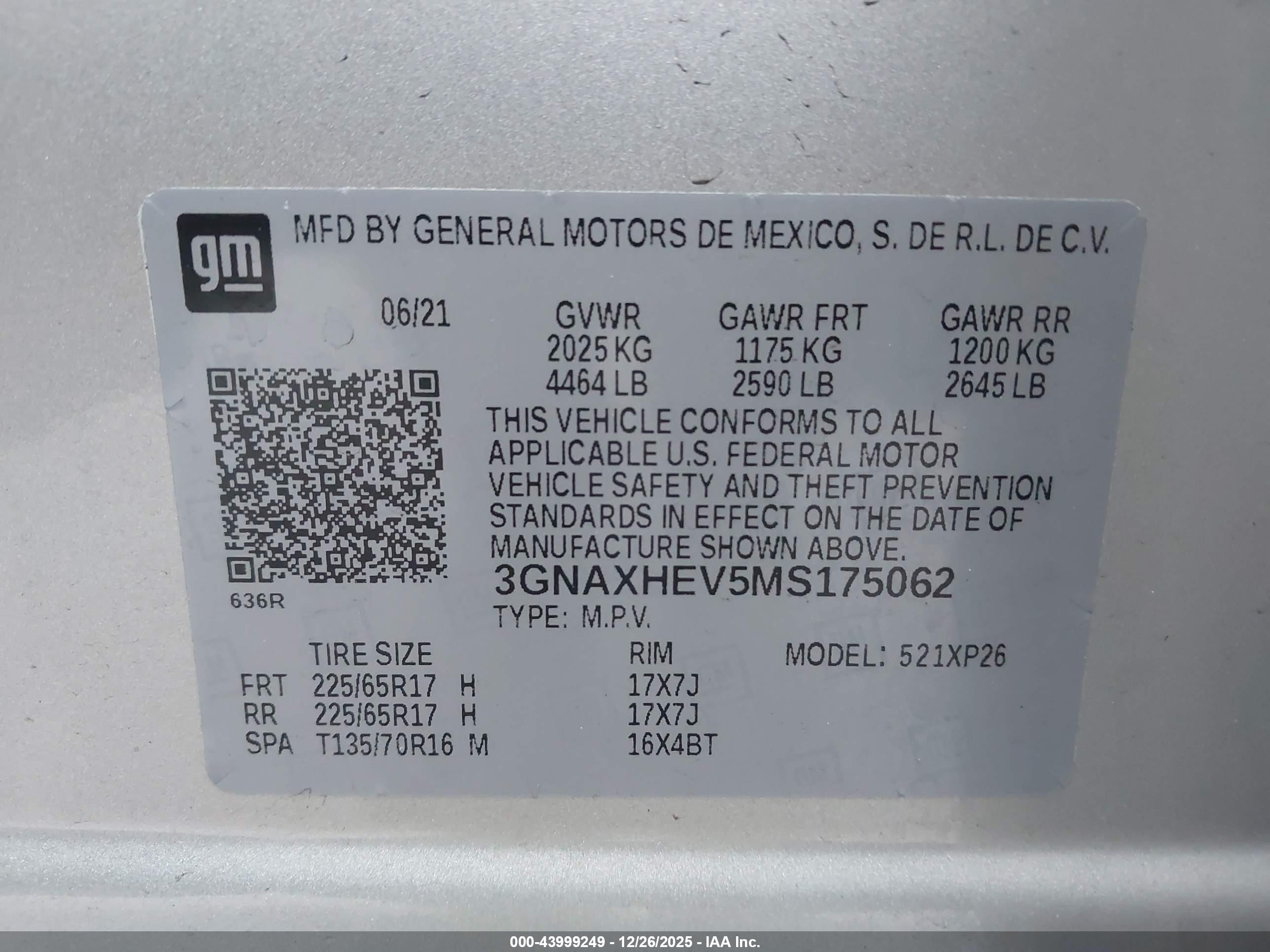 CHEVROLET EQUINOX image 9