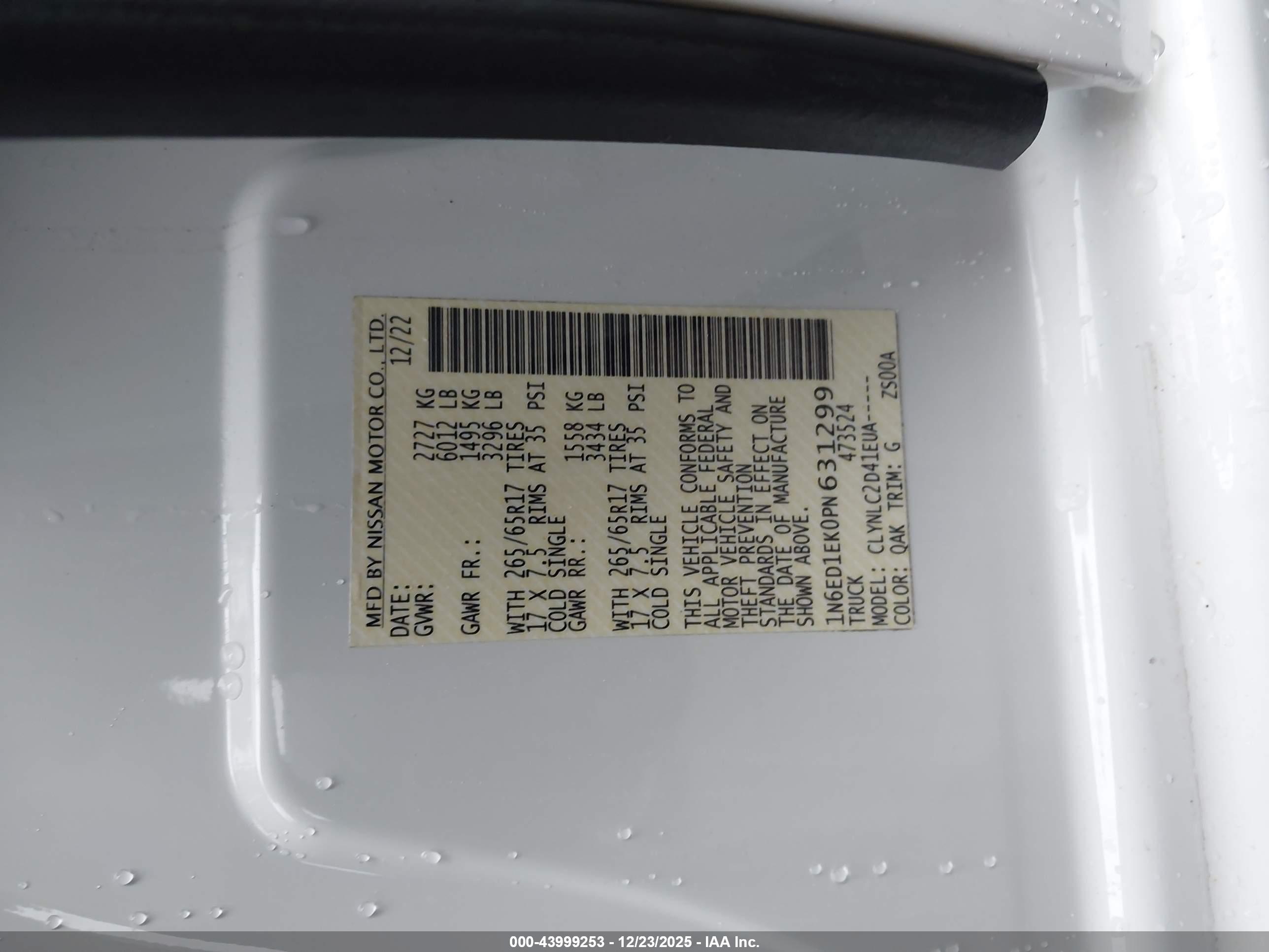 NISSAN FRONTIER image 9