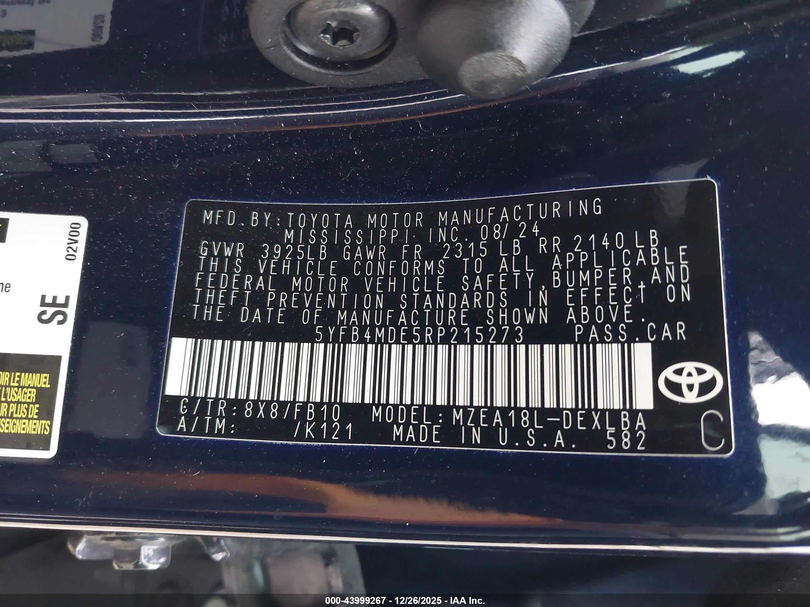 TOYOTA COROLLA image 9