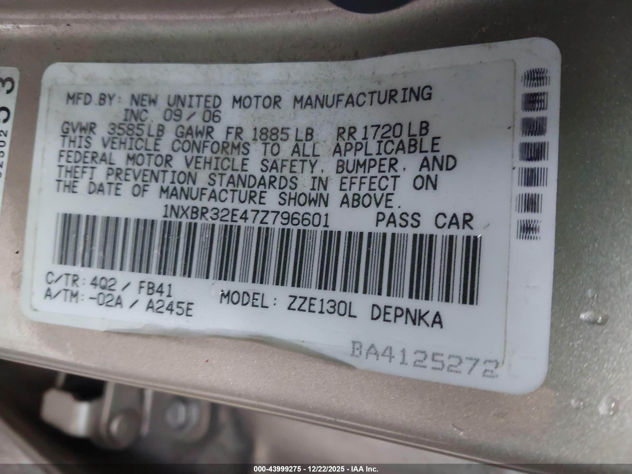 TOYOTA COROLLA image 9