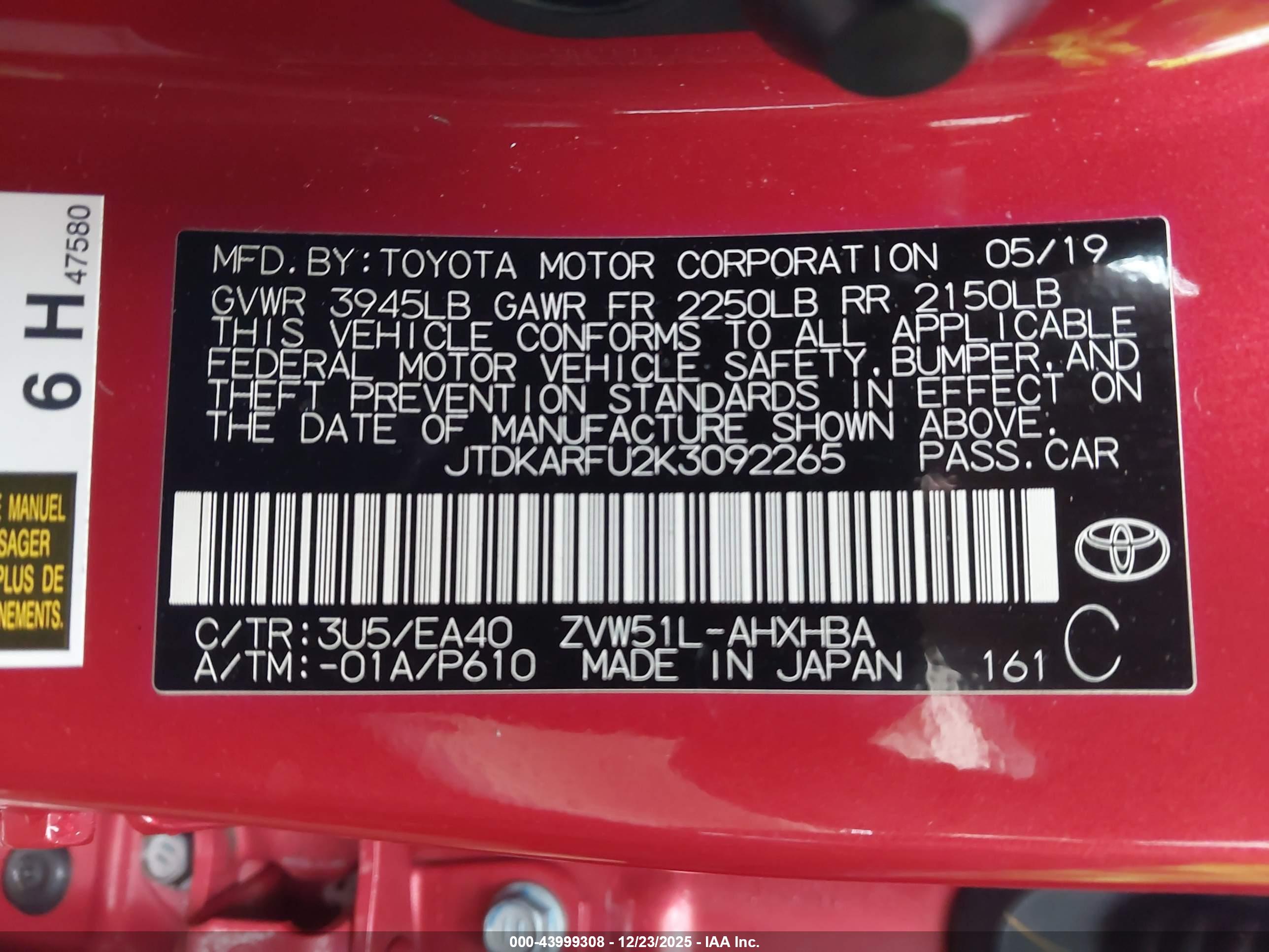 TOYOTA PRIUS image 9