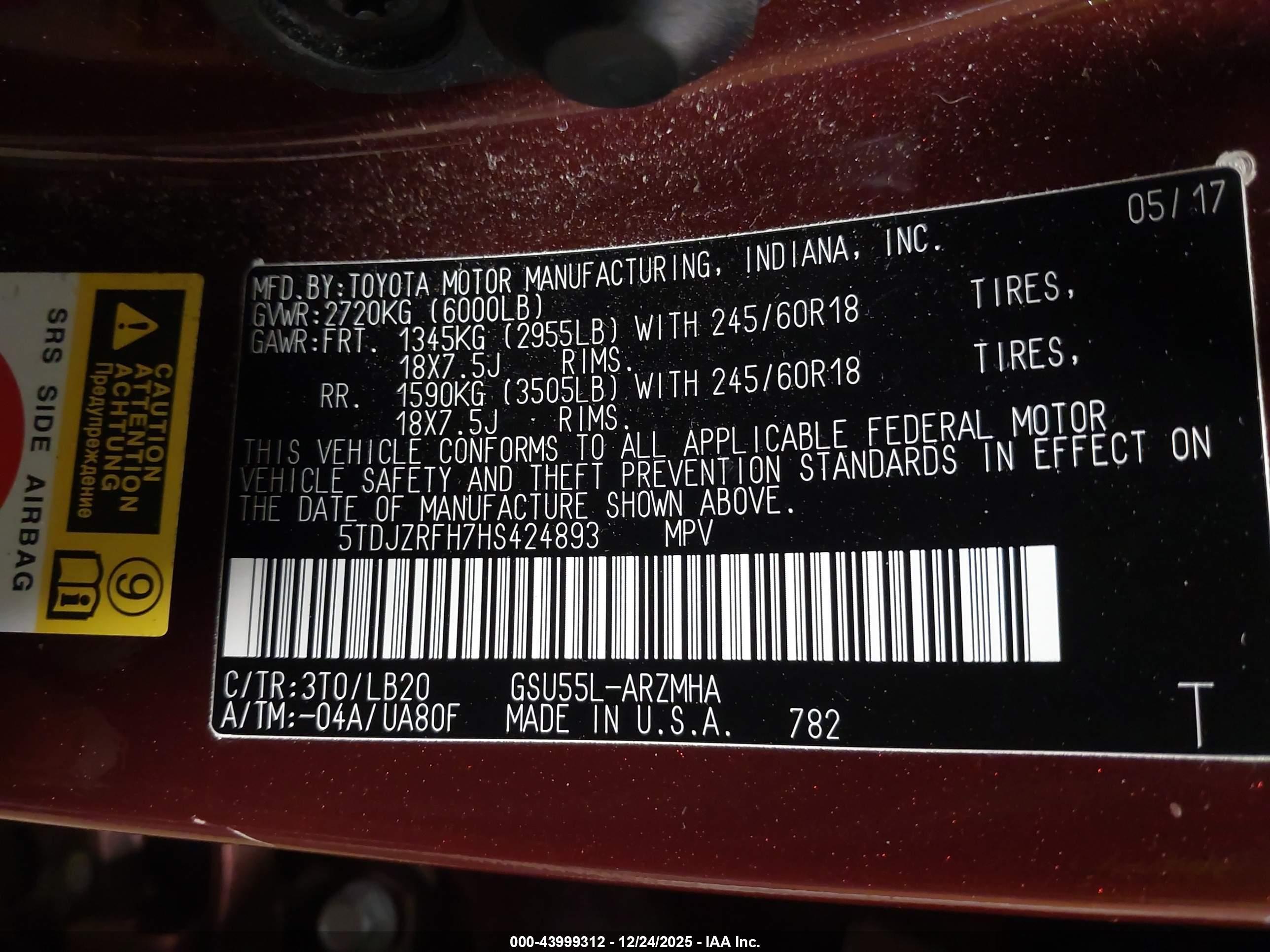TOYOTA HIGHLANDER image 9