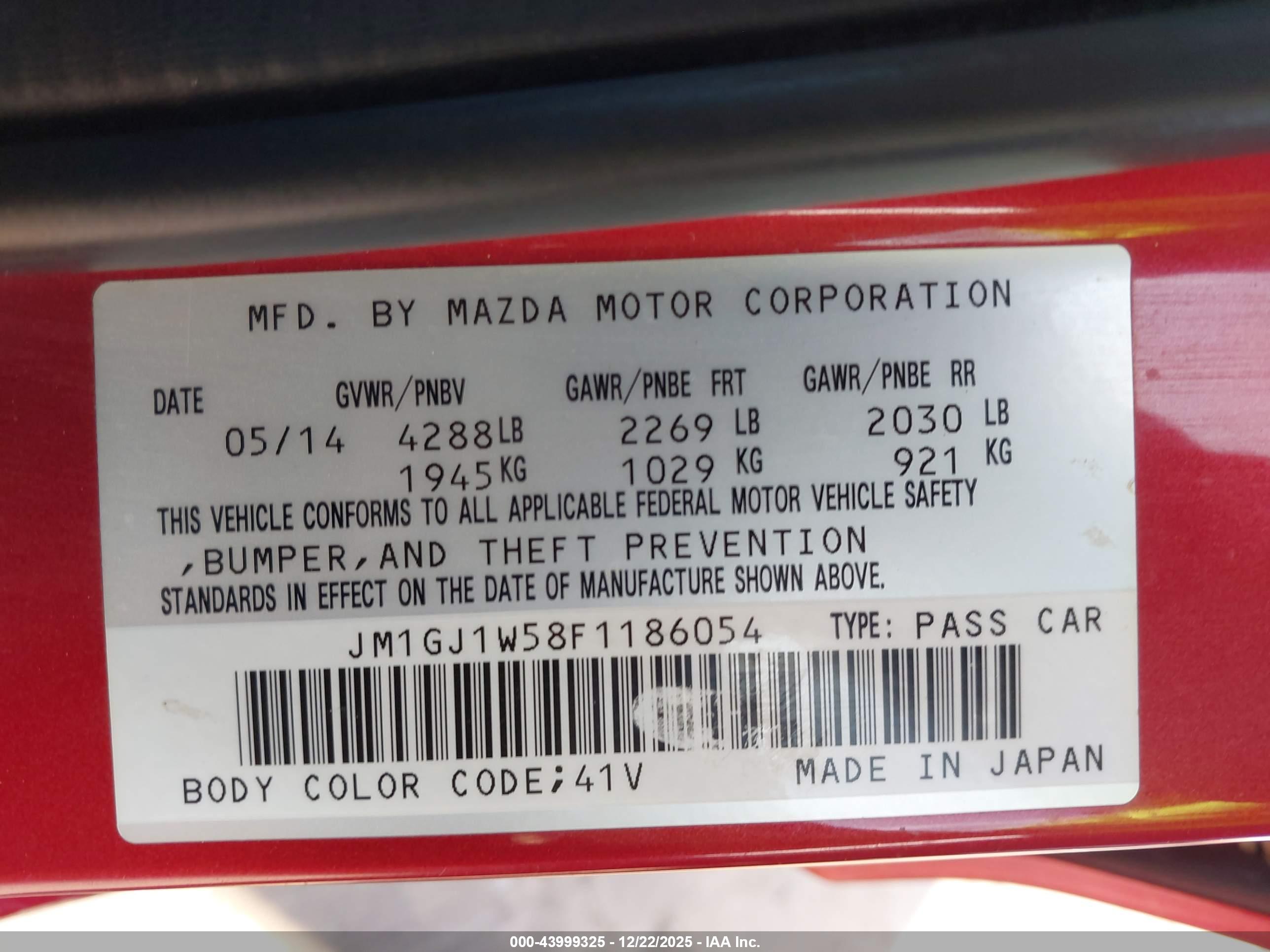 MAZDA MAZDA6 image 9