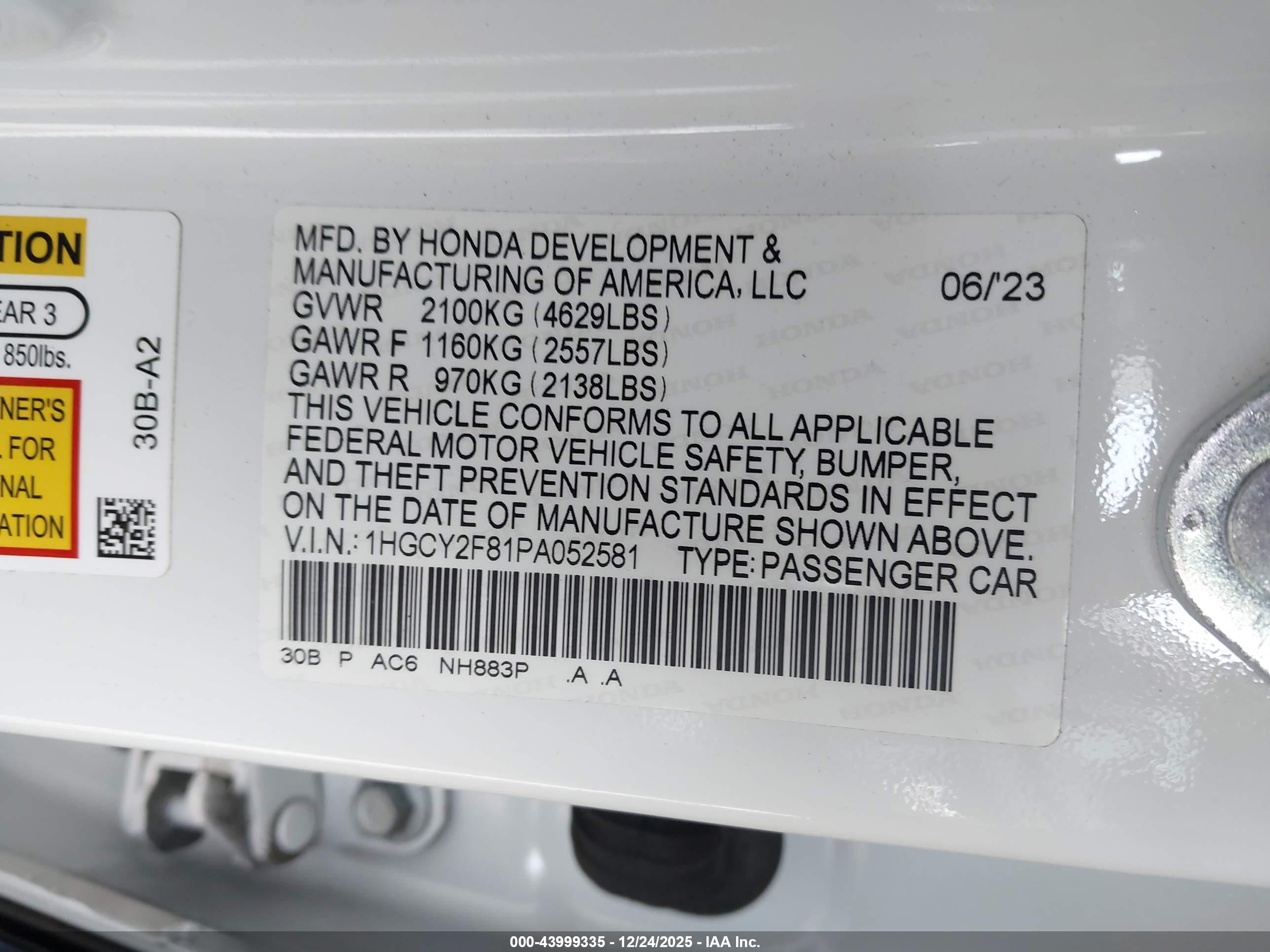 HONDA ACCORD image 9
