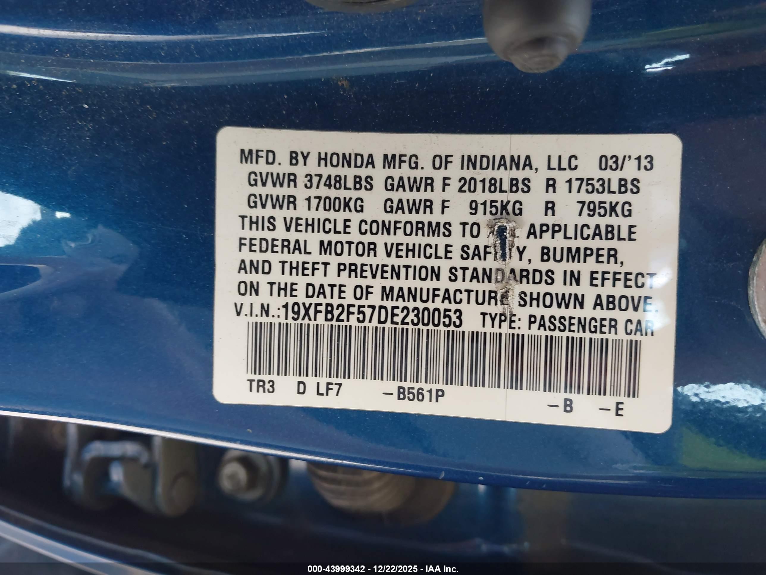 HONDA CIVIC image 9