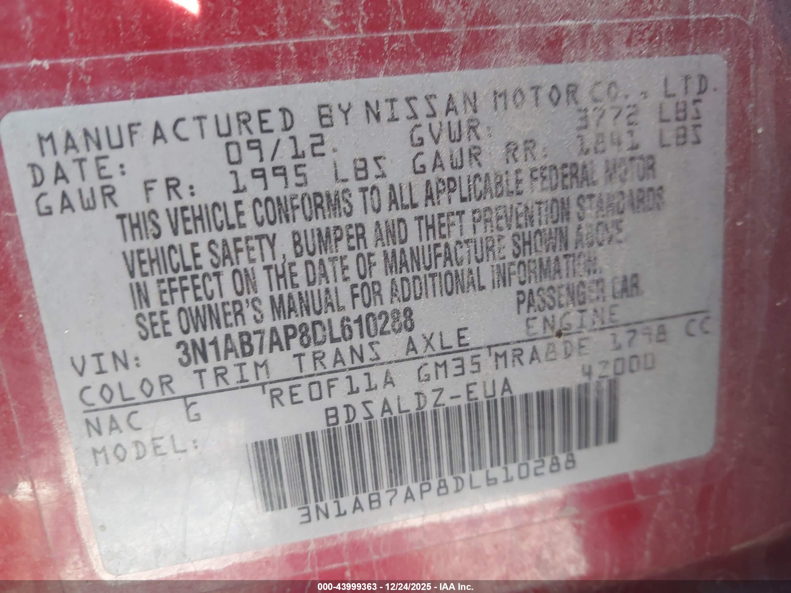 NISSAN SENTRA image 9