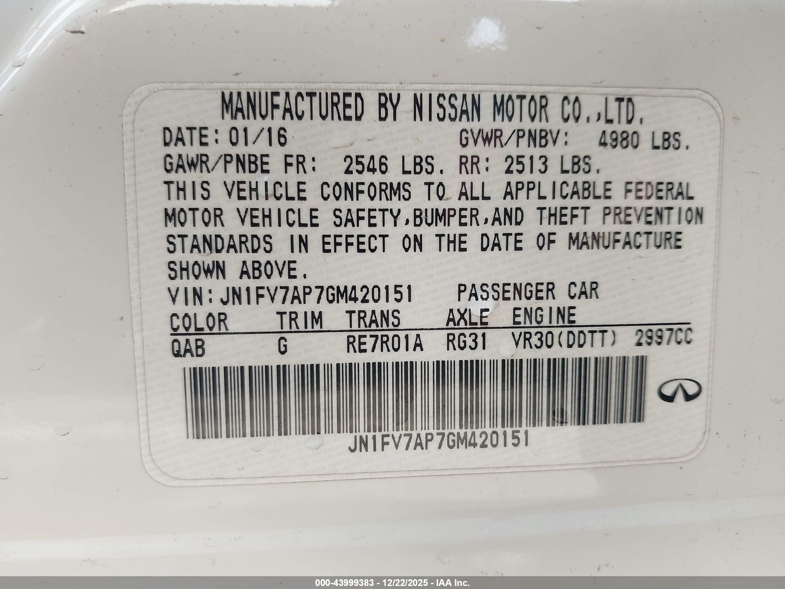 INFINITI Q50 image 9